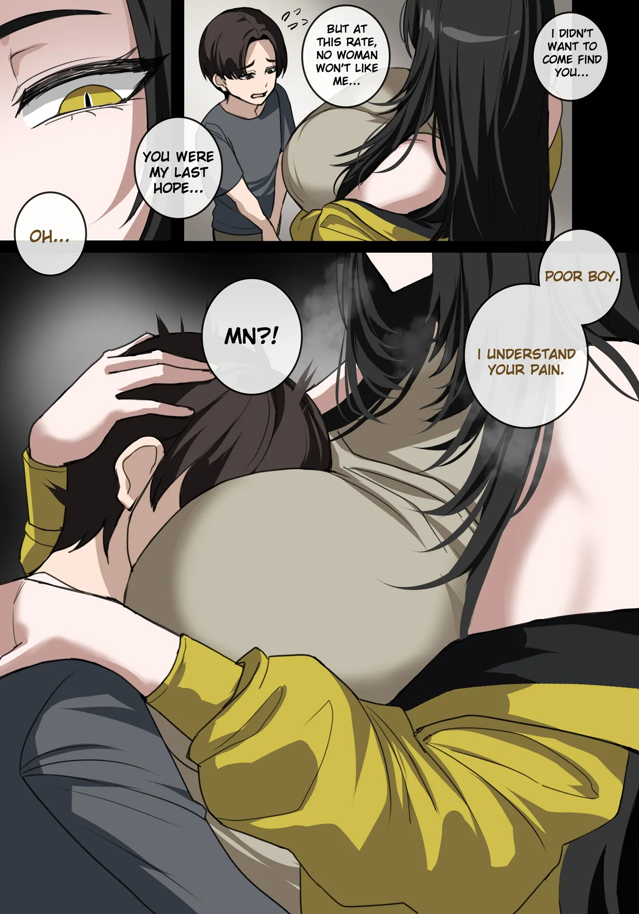 BANISHED SERPENT WASHES HER SINS WITH HER PUSSY. page 6
