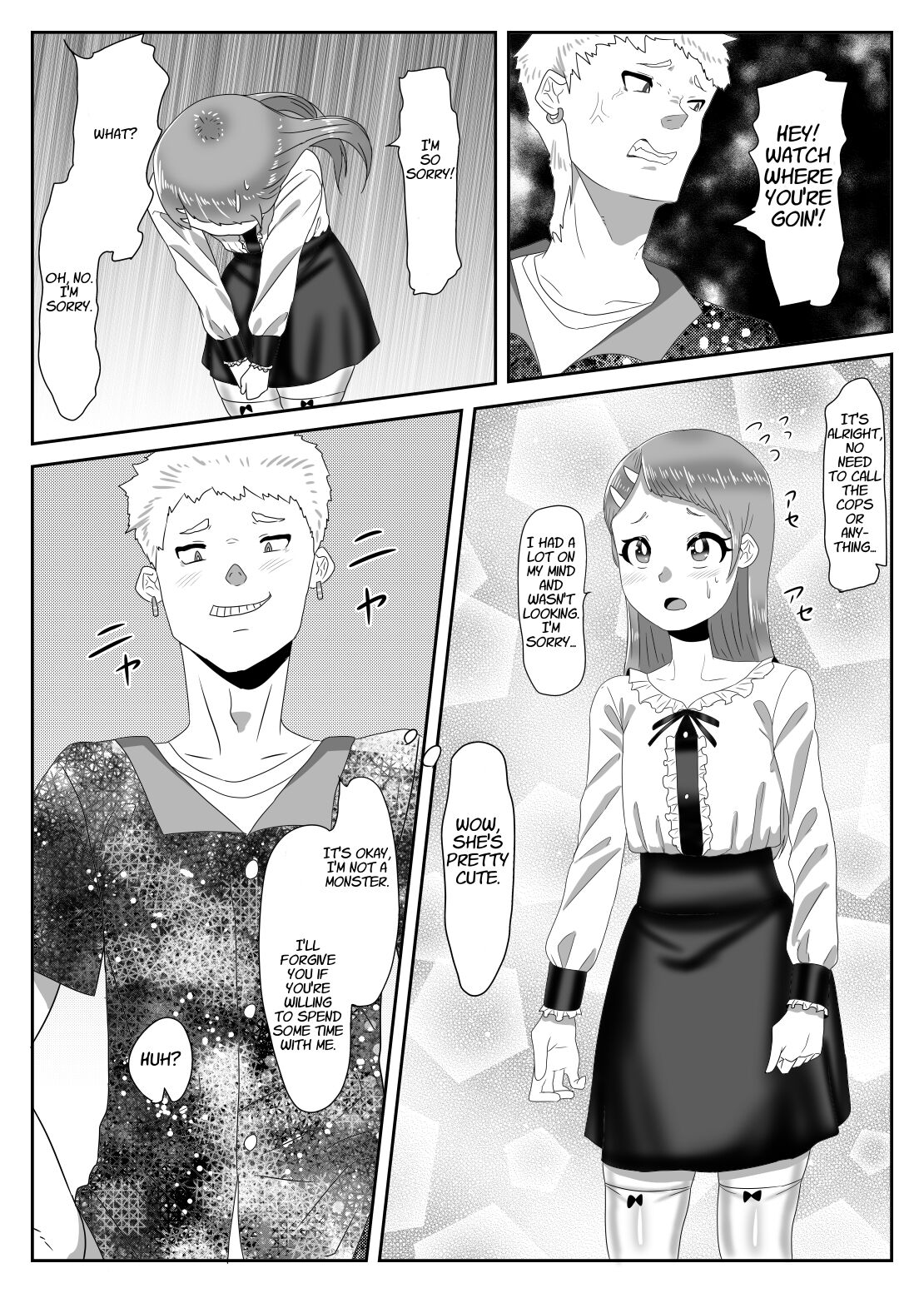 Batsu Game de Josou Sanpo Saserareteitara Ikemen Futanari Musume ni Tasukeraremashita page 10