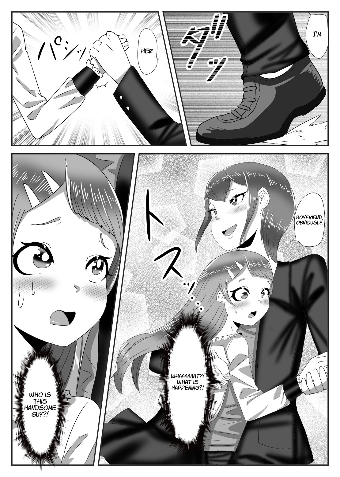Batsu Game de Josou Sanpo Saserareteitara Ikemen Futanari Musume ni Tasukeraremashita page 13