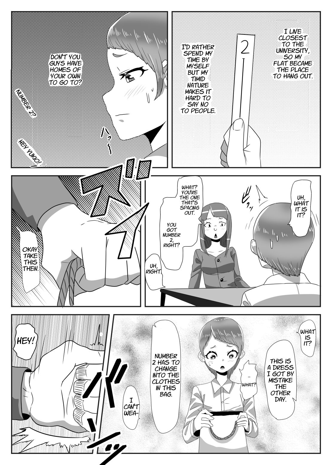 Batsu Game de Josou Sanpo Saserareteitara Ikemen Futanari Musume ni Tasukeraremashita page 4