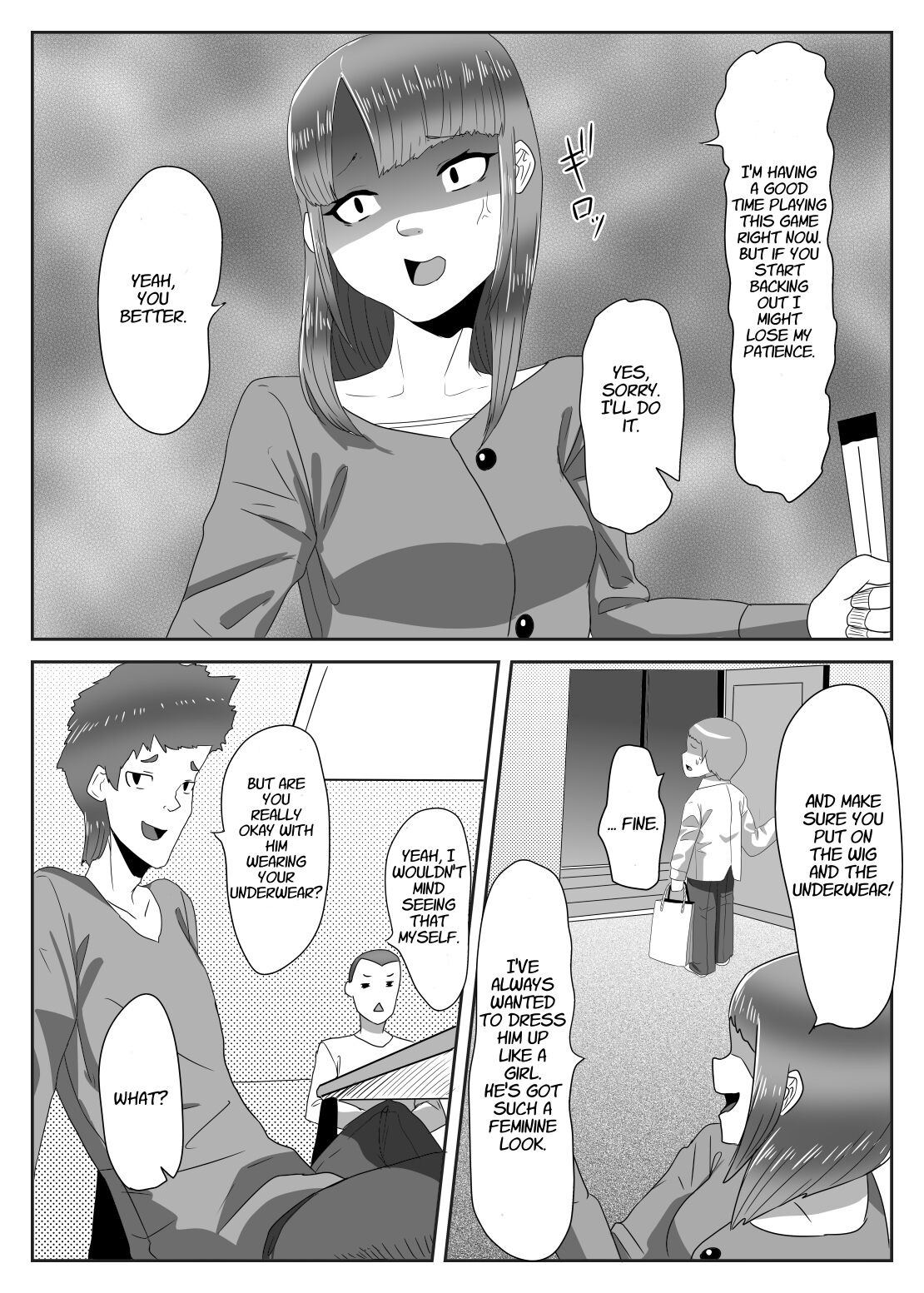 Batsu Game de Josou Sanpo Saserareteitara Ikemen Futanari Musume ni Tasukeraremashita page 5