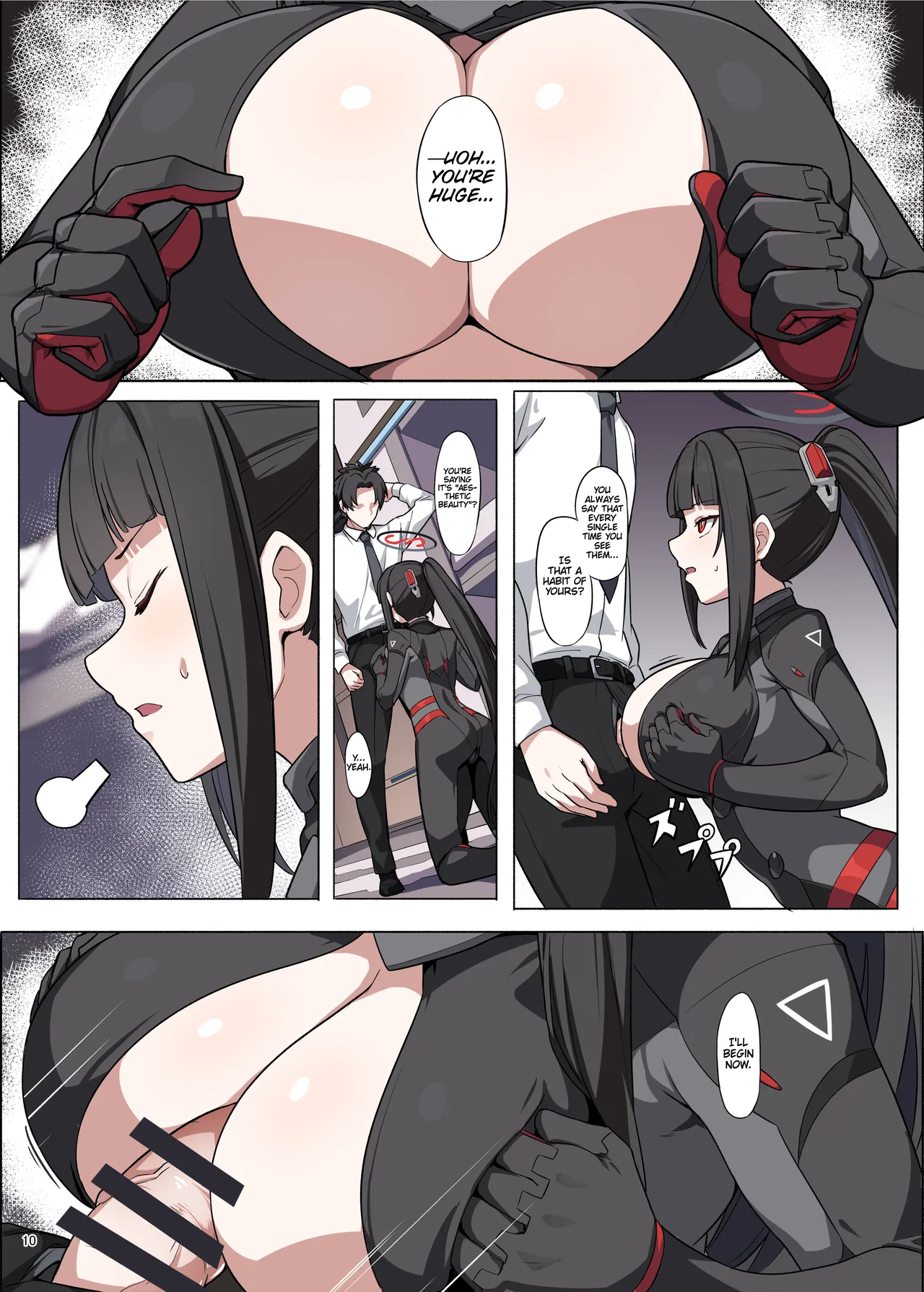 Battle Suit Rio Lovey-Dovey Ero Anthology "There's No Way You're Going Into Battle In That Suit, Right?" page 12