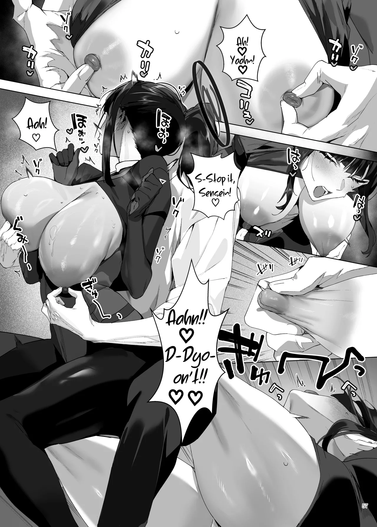 Battle Suit Rio Lovey-Dovey Ero Anthology "There's No Way You're Going Into Battle In That Suit, Right?" page 59