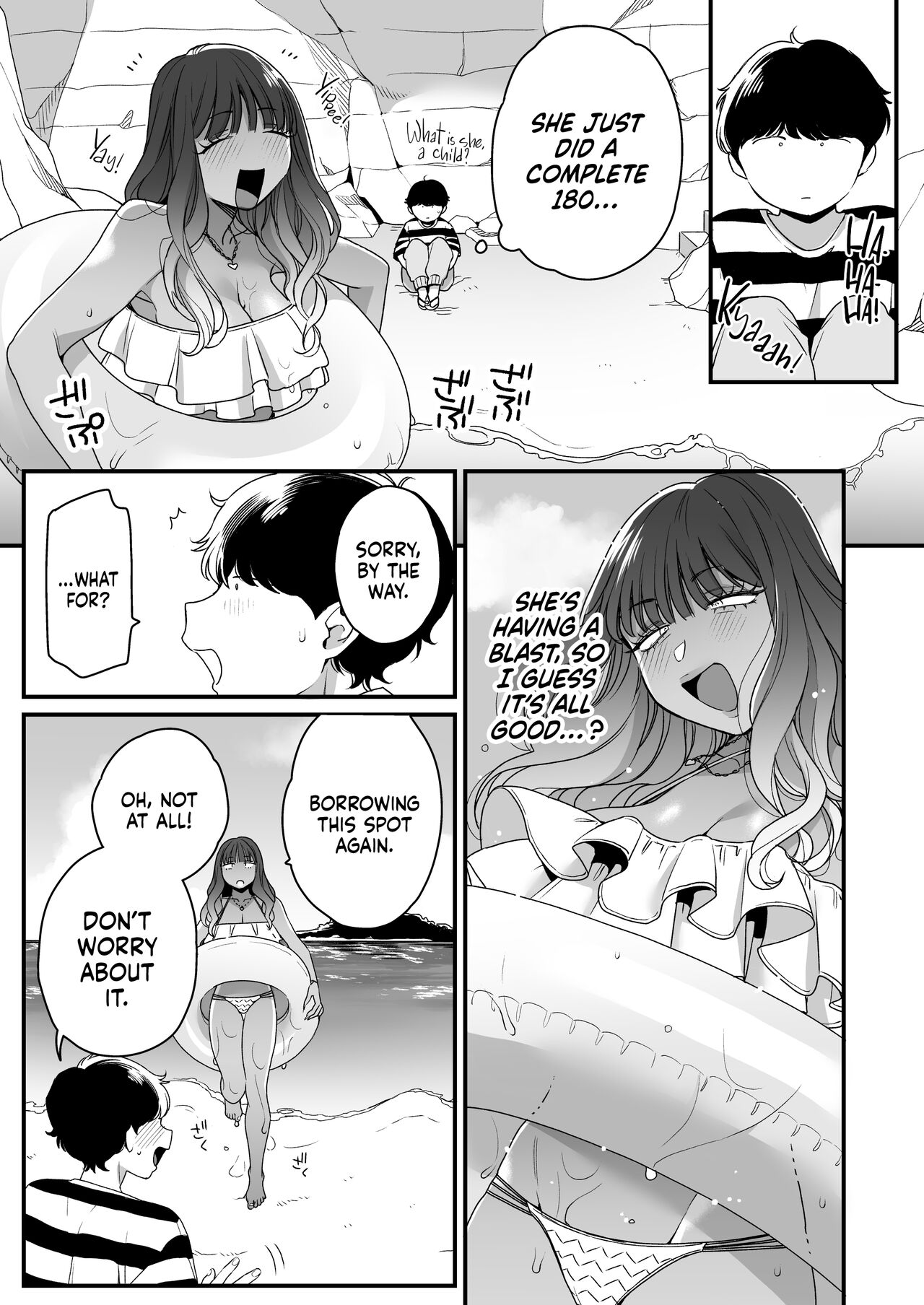Beach, Sun, And A Pair Of Gyarus! page 19