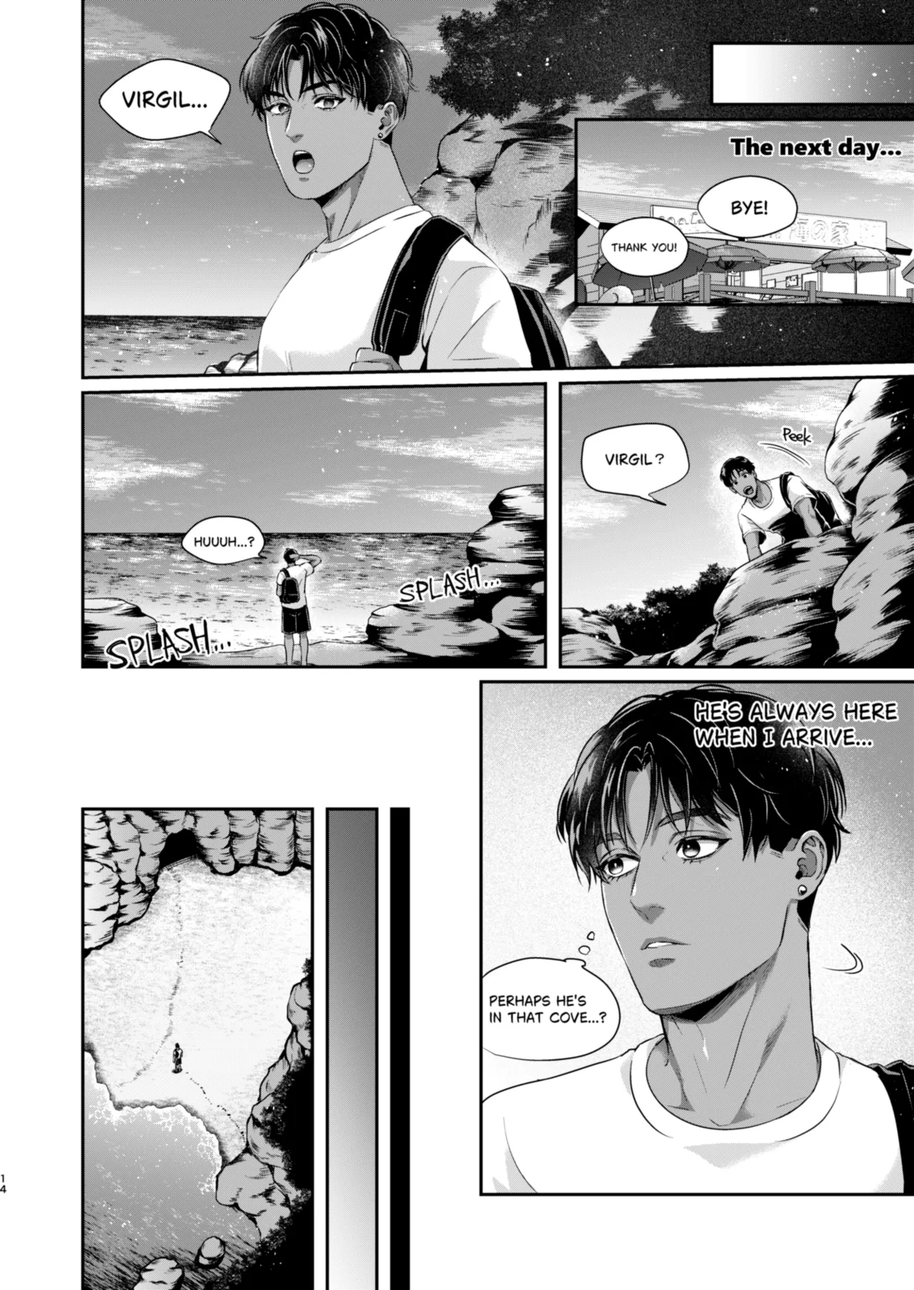 Beautiful merman is a cuntboy page 13