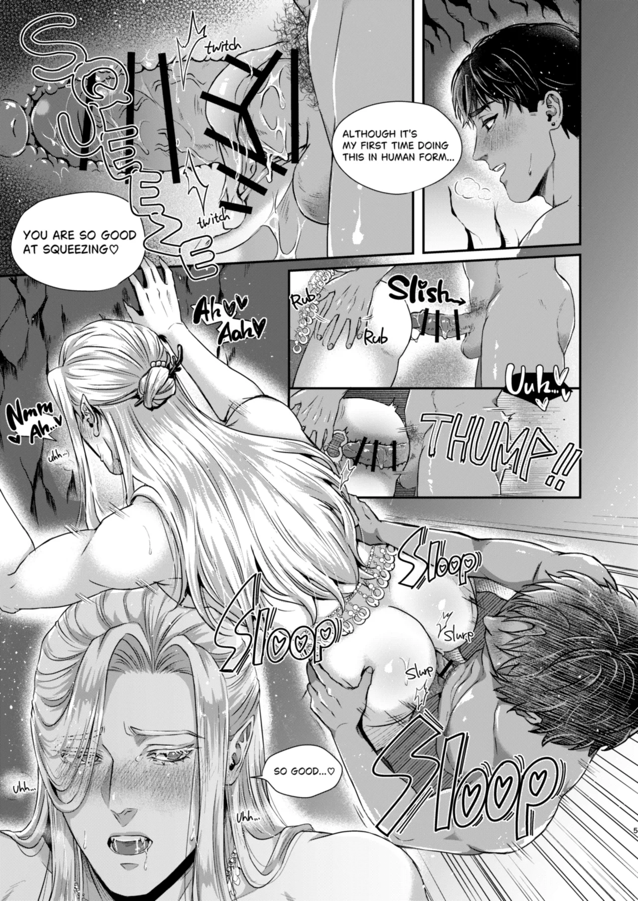 Beautiful merman is a cuntboy page 4