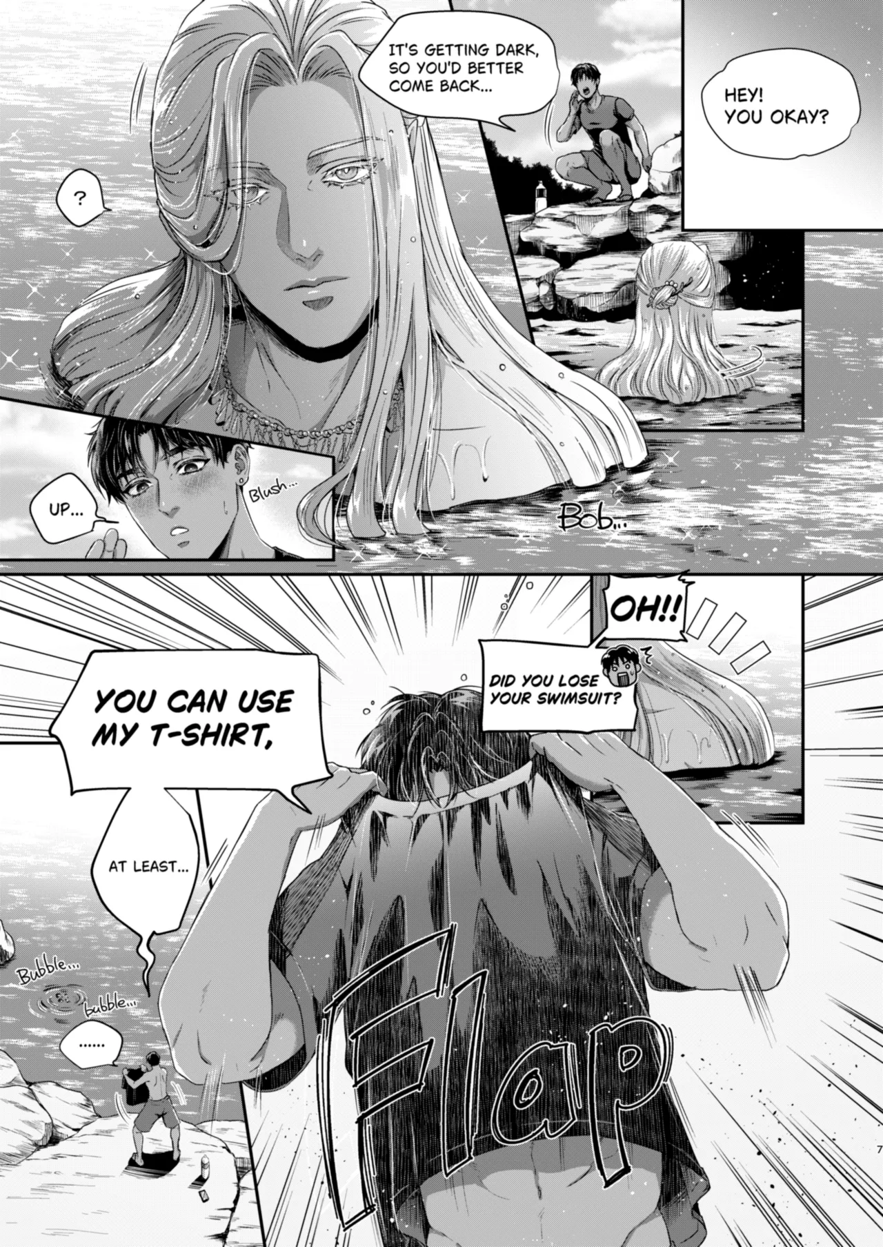 Beautiful merman is a cuntboy page 6
