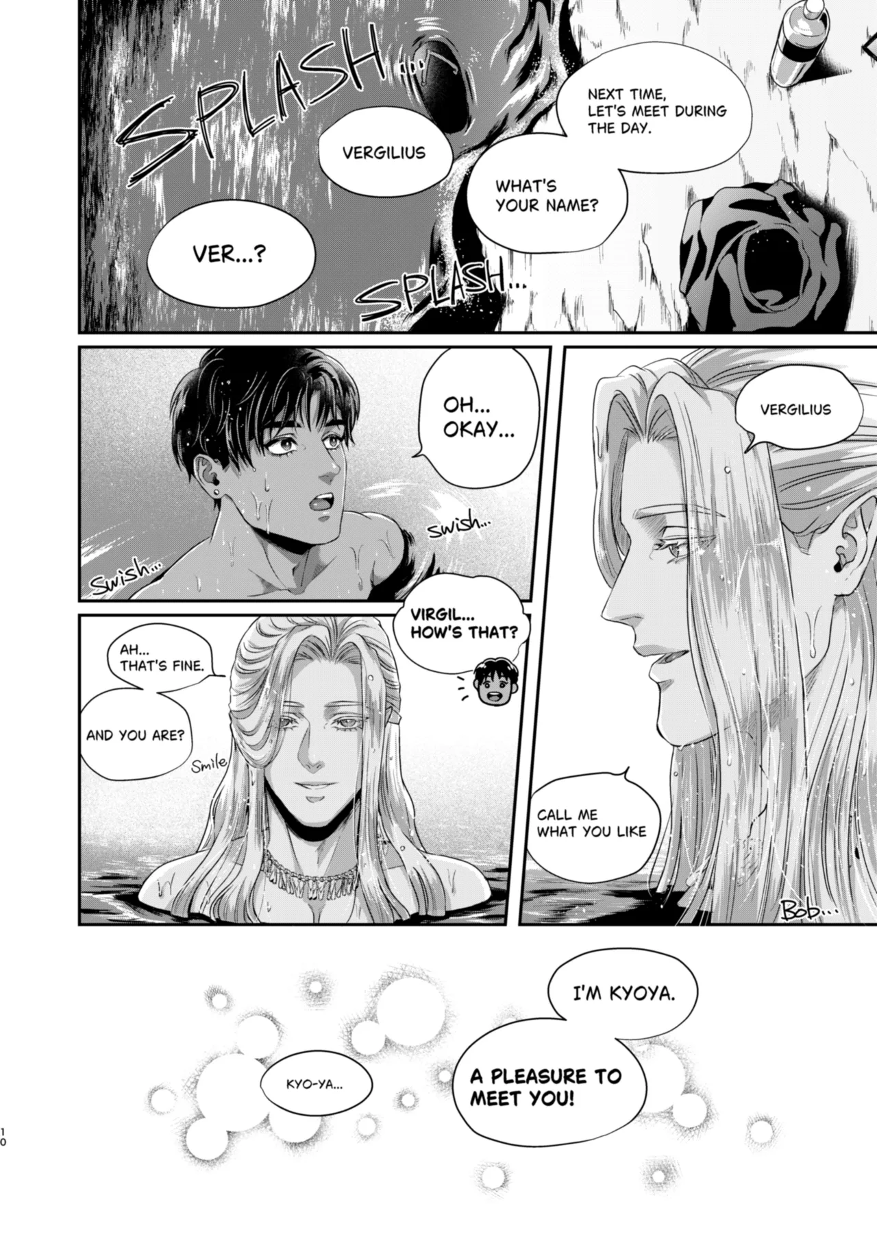 Beautiful merman is a cuntboy page 9