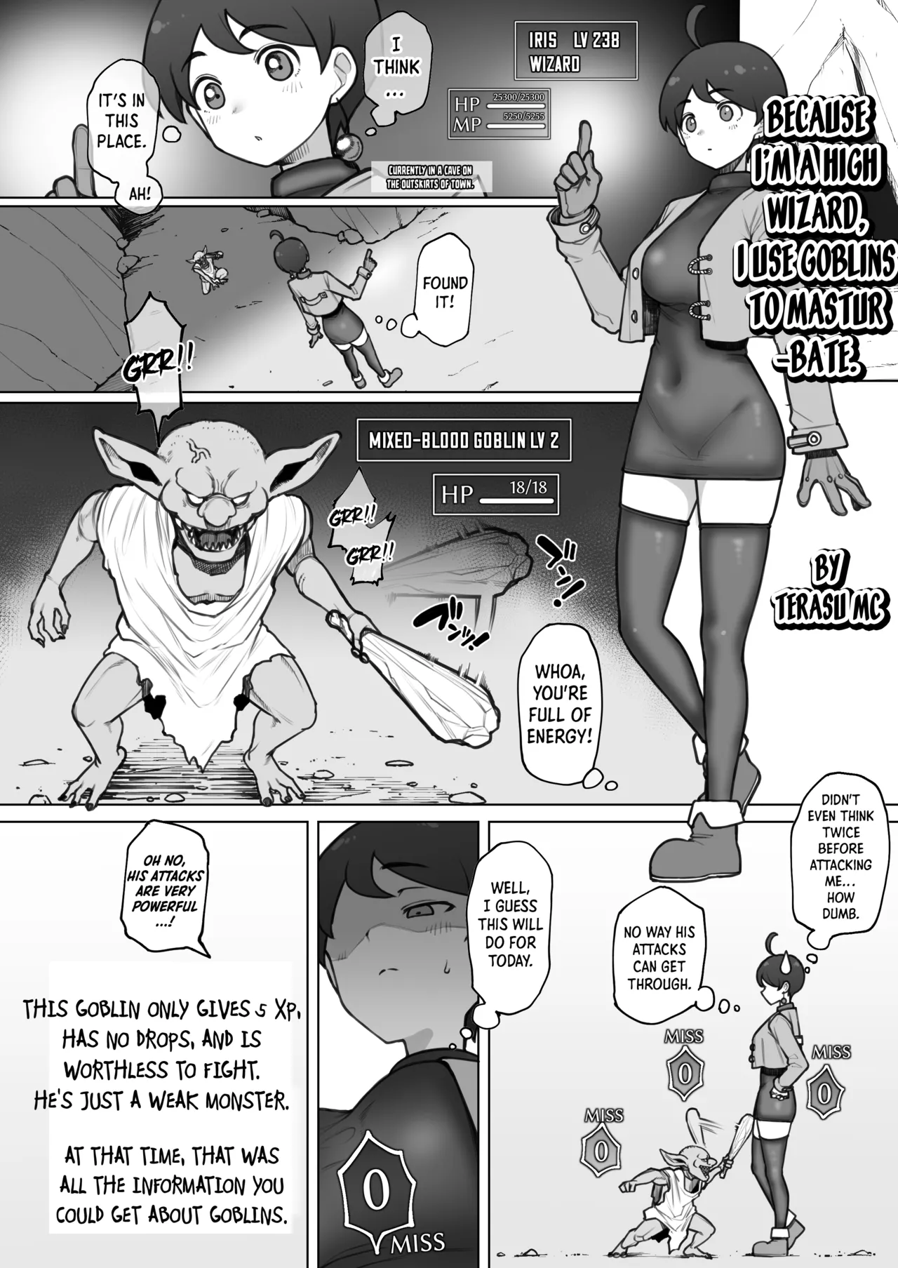 Because I’m a High Wizard, I Use Goblins to Masturbate page 1
