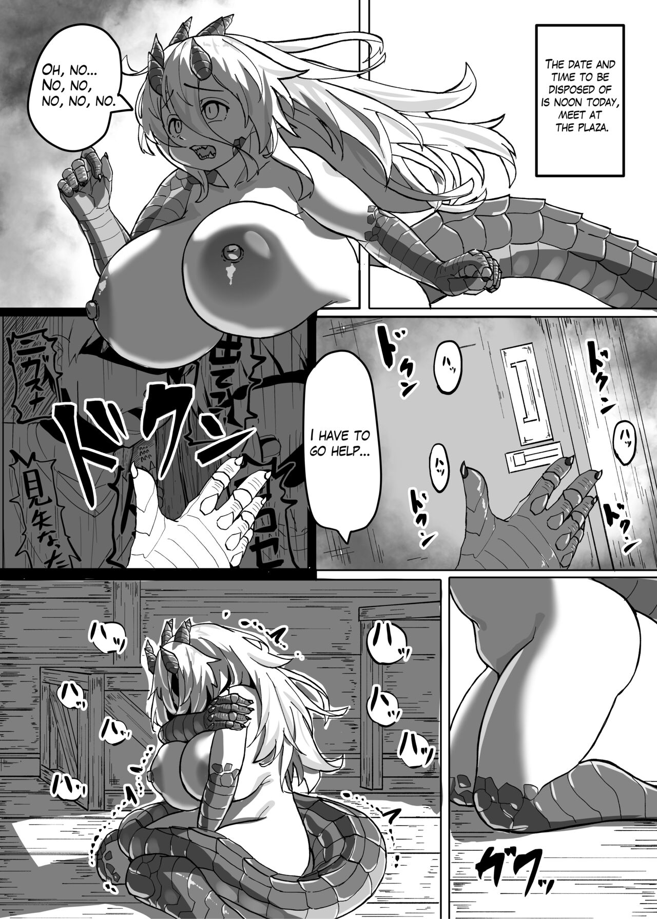 Because That Night Was The Happiest They've Ever Been - Persecuted Dragon Girl and an Assassin at His Limit Forget Human Speech and Have Beastly Sex page 10