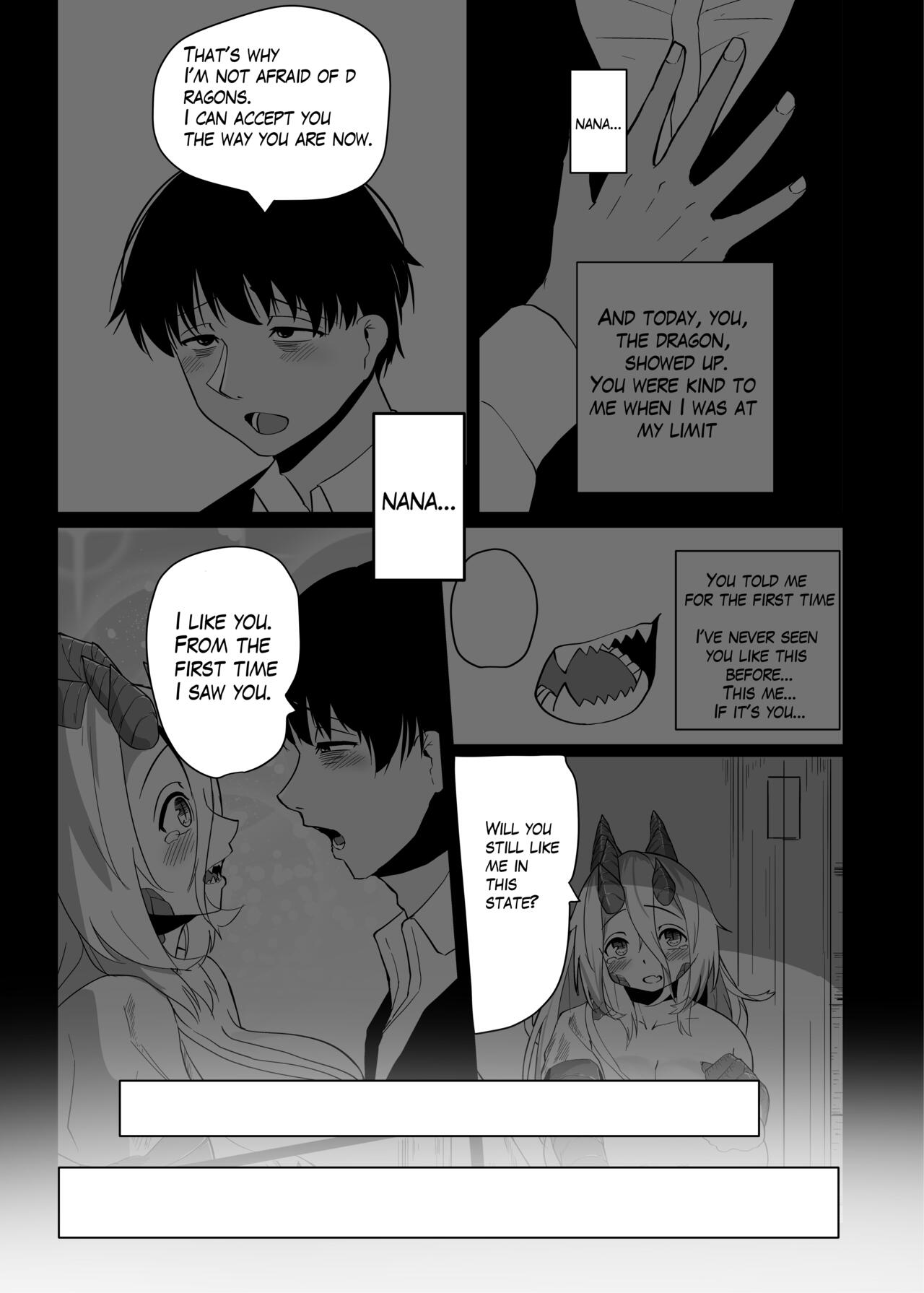 Because That Night Was The Happiest They've Ever Been - Persecuted Dragon Girl and an Assassin at His Limit Forget Human Speech and Have Beastly Sex page 13