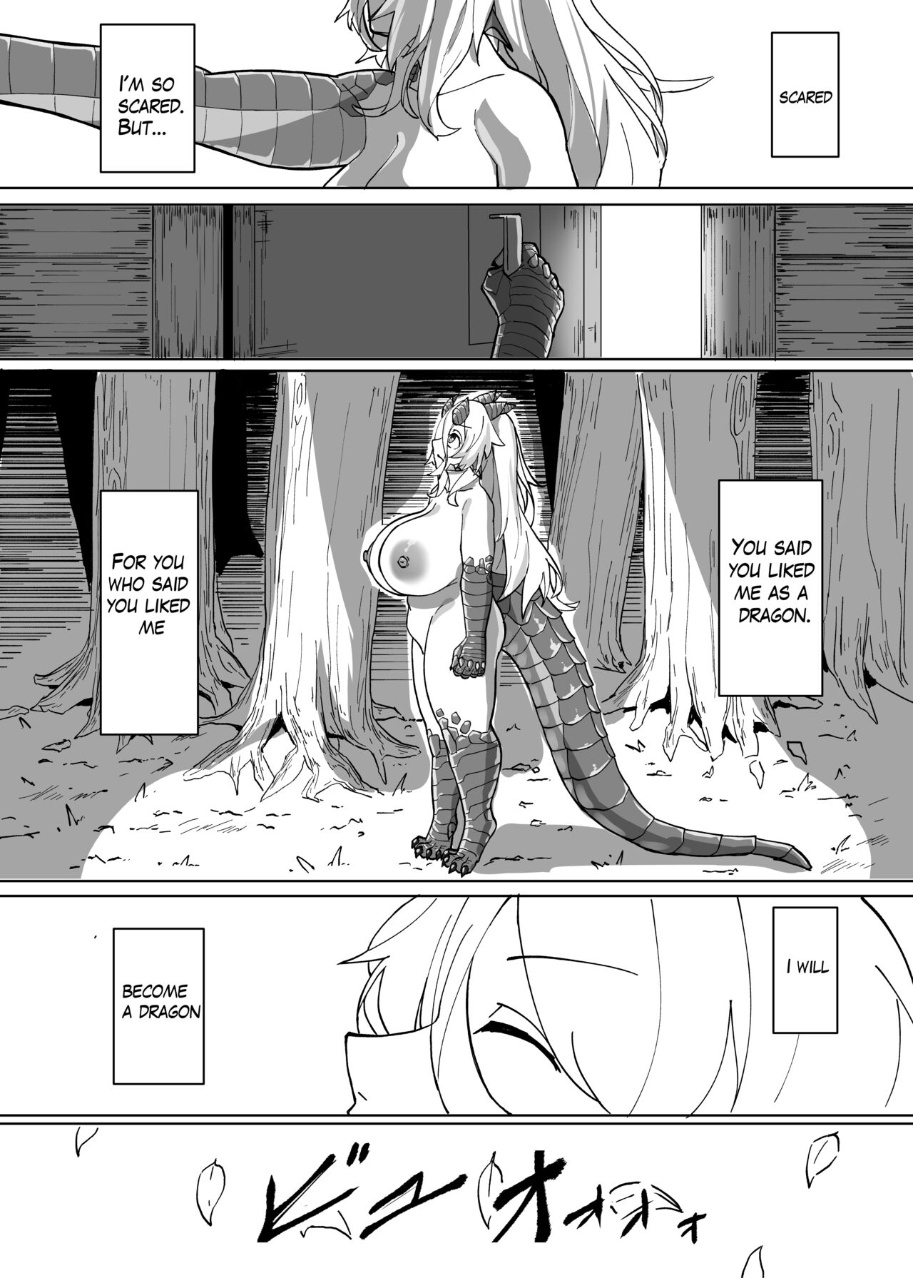 Because That Night Was The Happiest They've Ever Been - Persecuted Dragon Girl and an Assassin at His Limit Forget Human Speech and Have Beastly Sex page 14