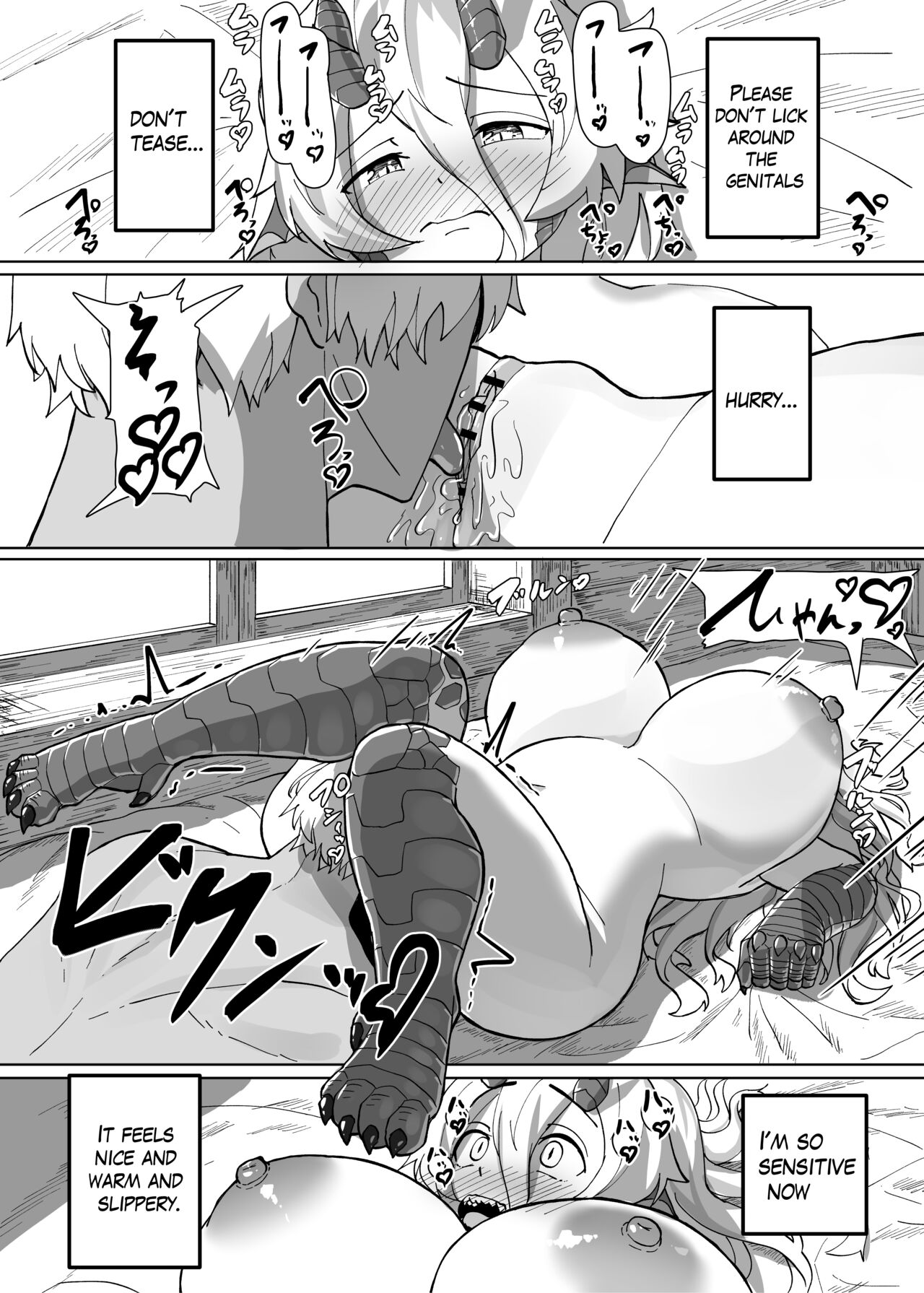 Because That Night Was The Happiest They've Ever Been - Persecuted Dragon Girl and an Assassin at His Limit Forget Human Speech and Have Beastly Sex page 44