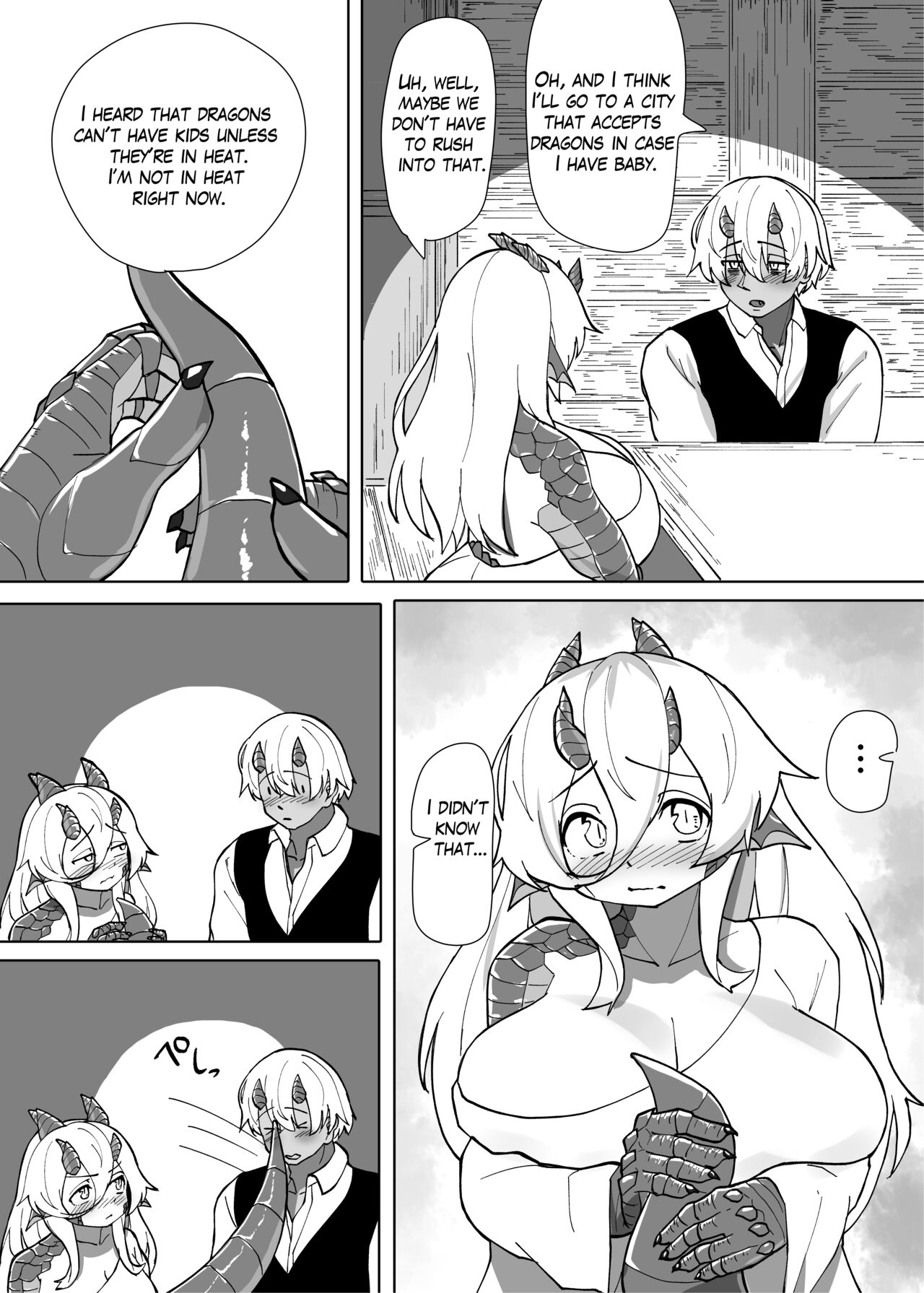 Because That Night Was The Happiest They've Ever Been - Persecuted Dragon Girl and an Assassin at His Limit Forget Human Speech and Have Beastly Sex page 83