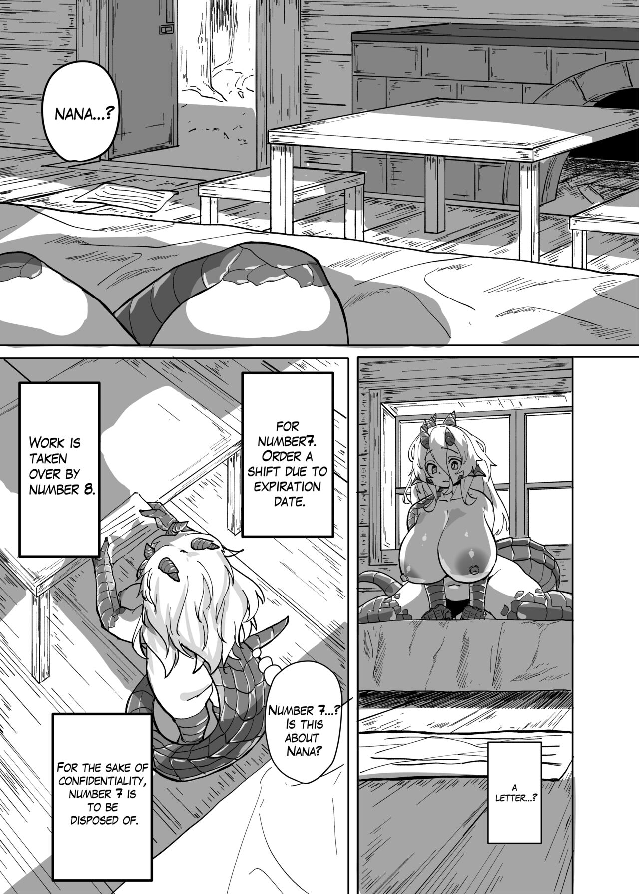 Because That Night Was The Happiest They've Ever Been - Persecuted Dragon Girl and an Assassin at His Limit Forget Human Speech and Have Beastly Sex page 9