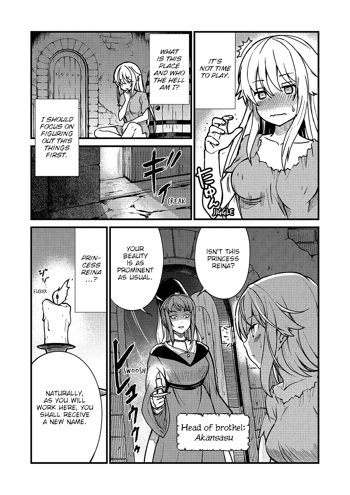 Becoming Princess Knight and Working at Yuri Brothel 1 page 10