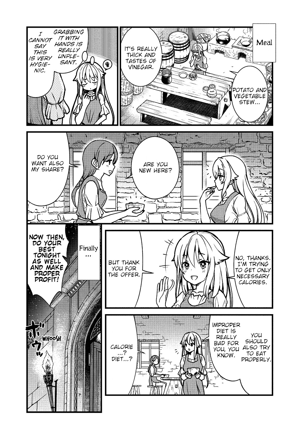 Becoming Princess Knight and Working at Yuri Brothel 1 page 14