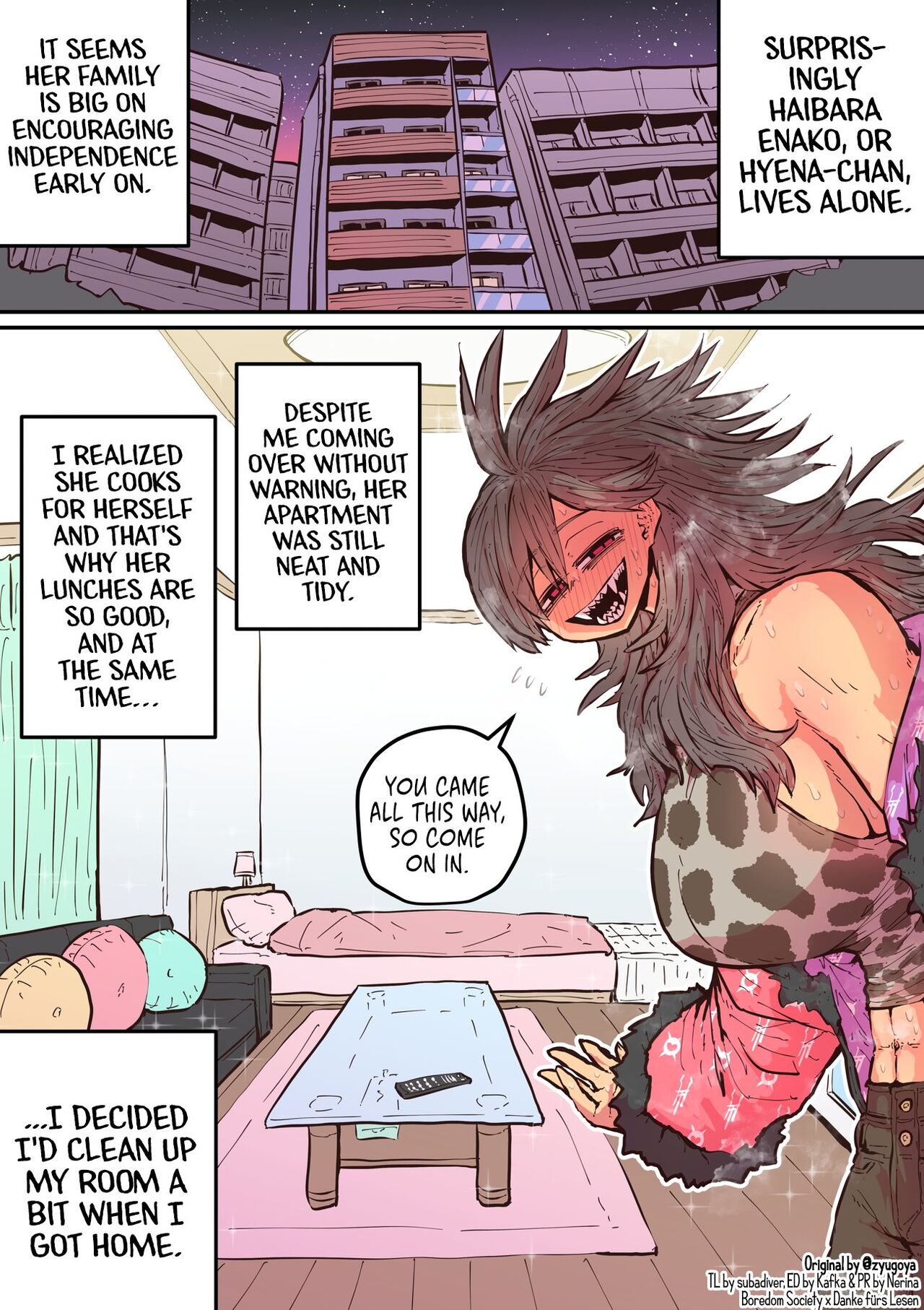 Being Targeted by Hyena-chan page 12