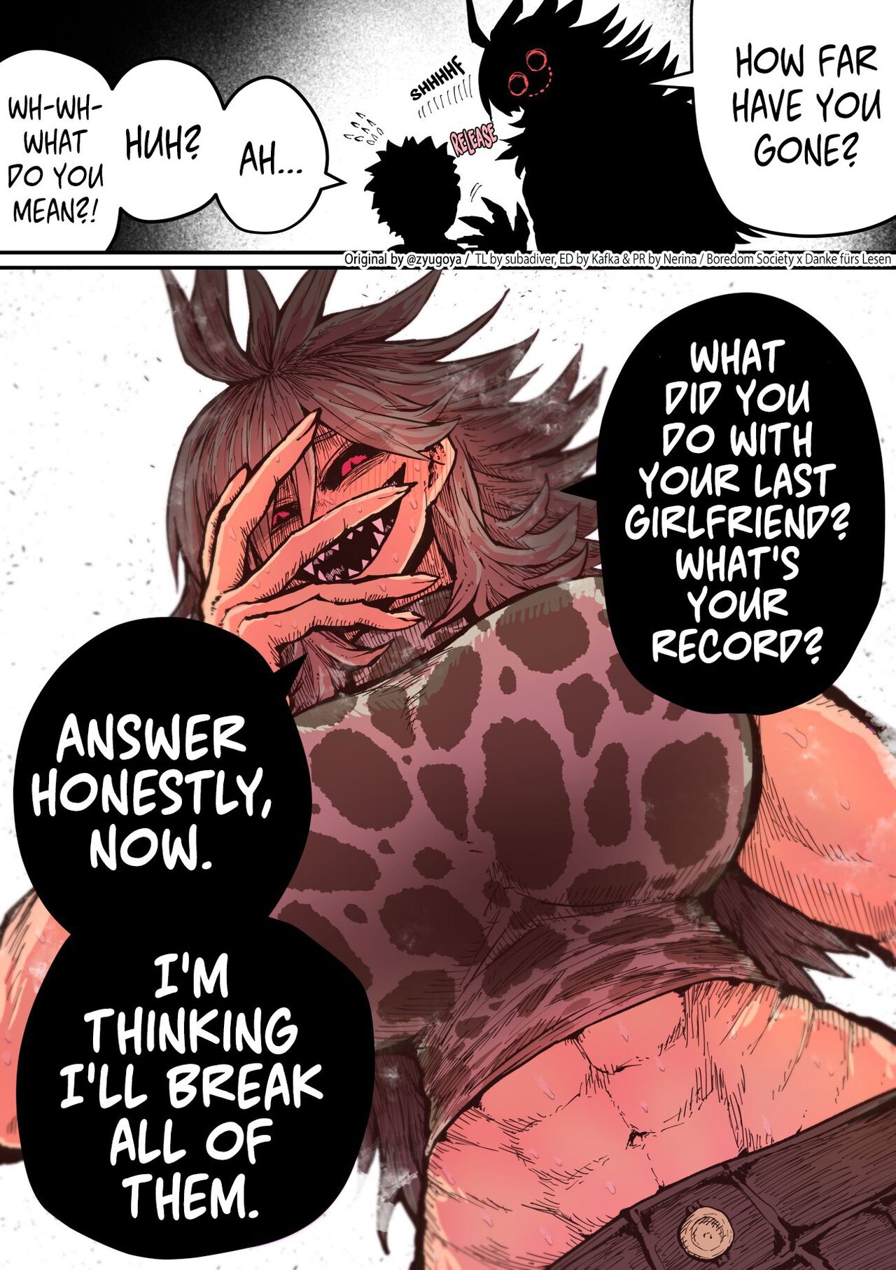 Being Targeted by Hyena-chan page 15