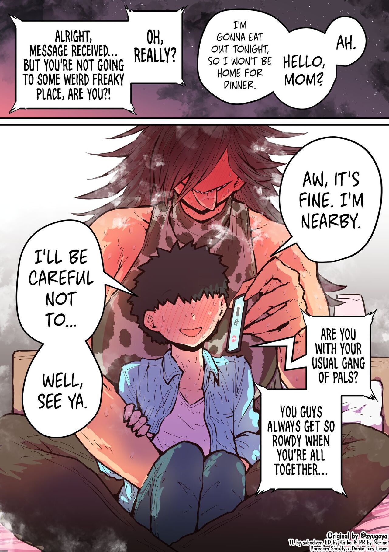 Being Targeted by Hyena-chan page 16