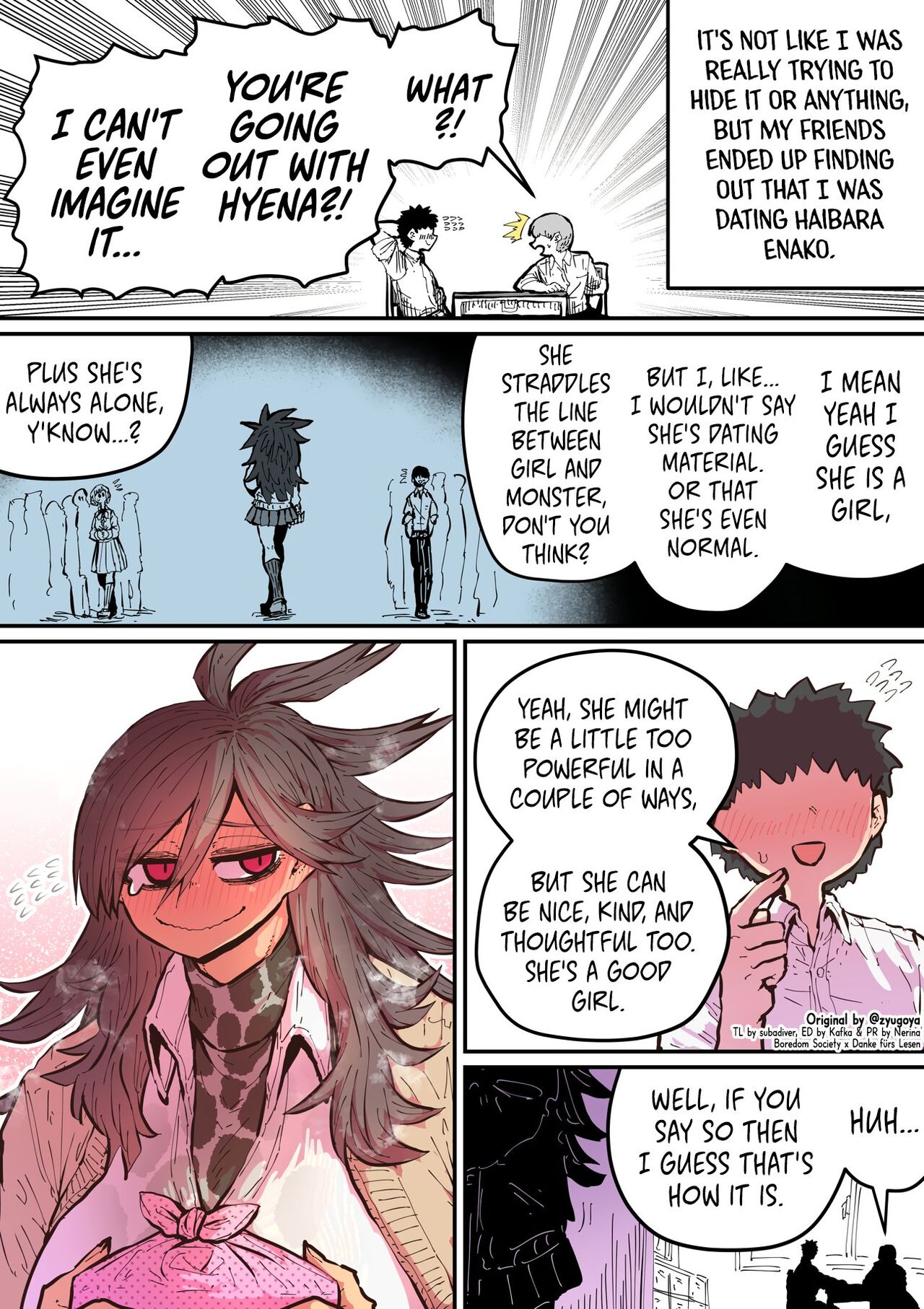Being Targeted by Hyena-chan page 18