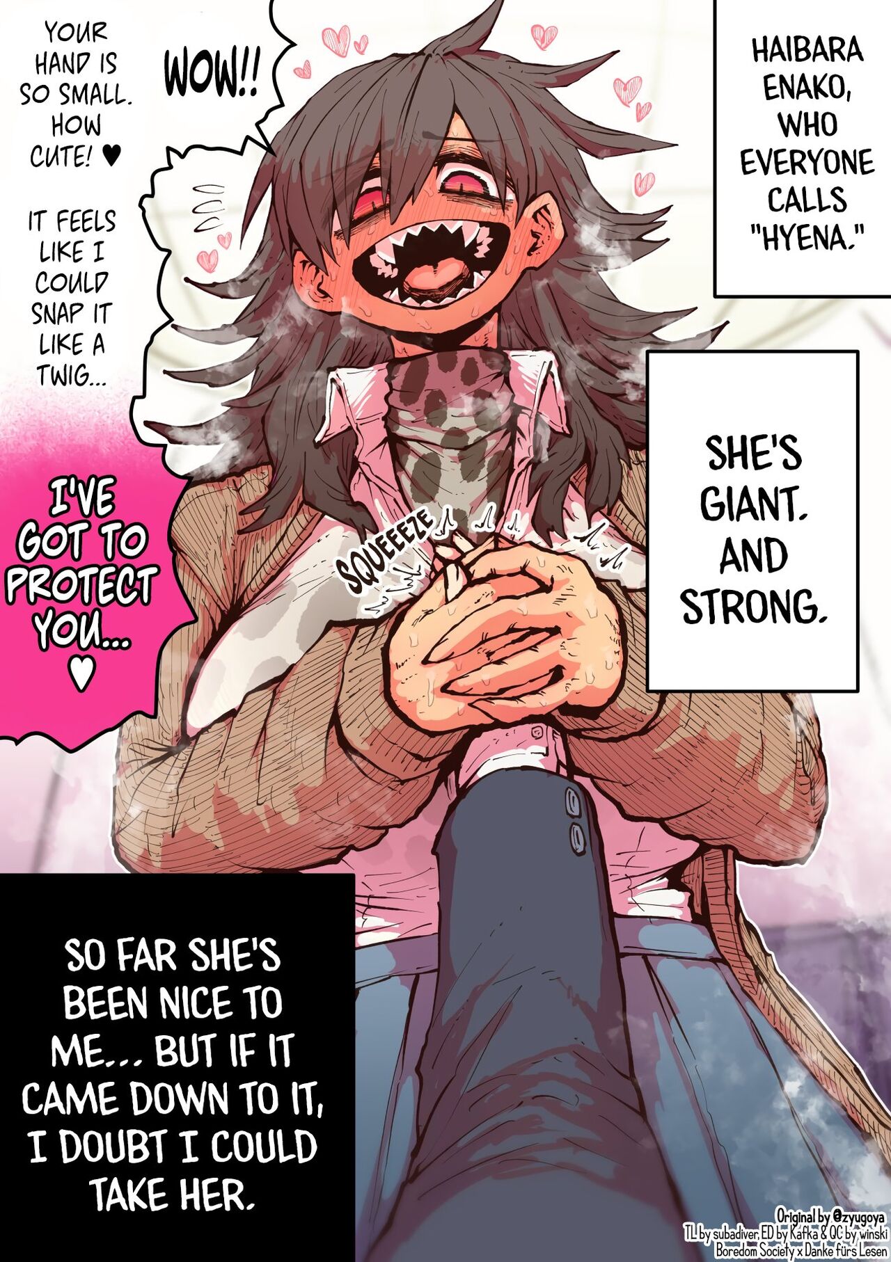 Being Targeted by Hyena-chan page 4