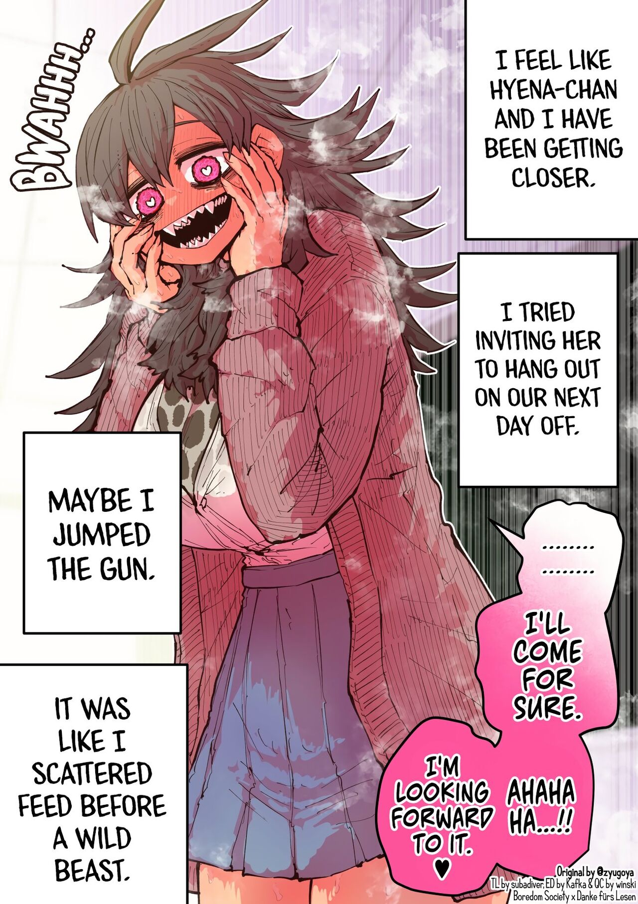 Being Targeted by Hyena-chan page 7
