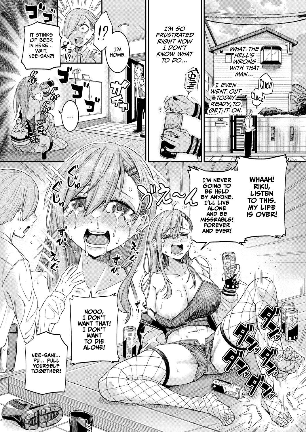 Big Sister With Drooping Tits Wants to Fuck Her Little Brother page 2