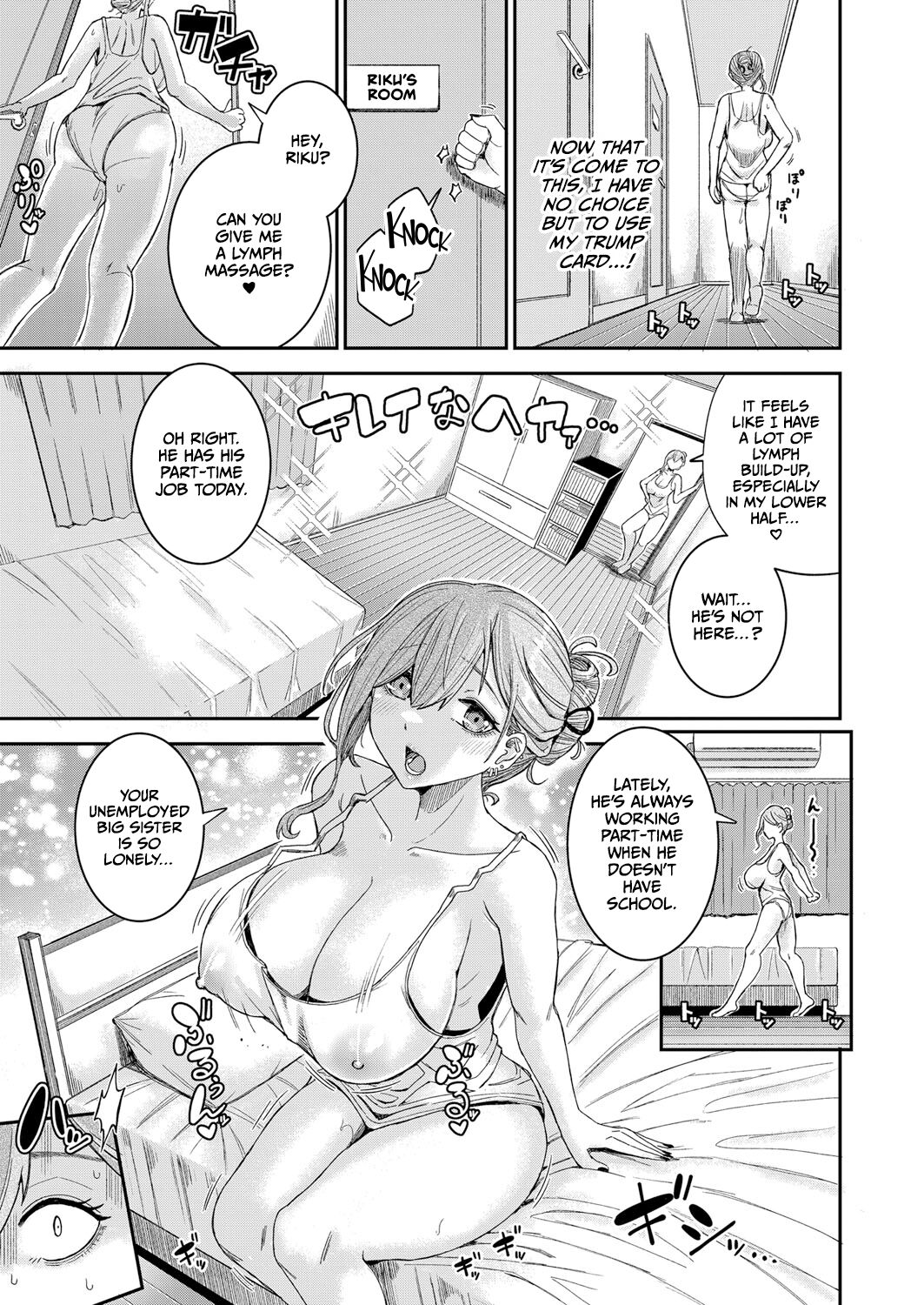 Big Sister With Drooping Tits Wants to Fuck Her Little Brother page 7