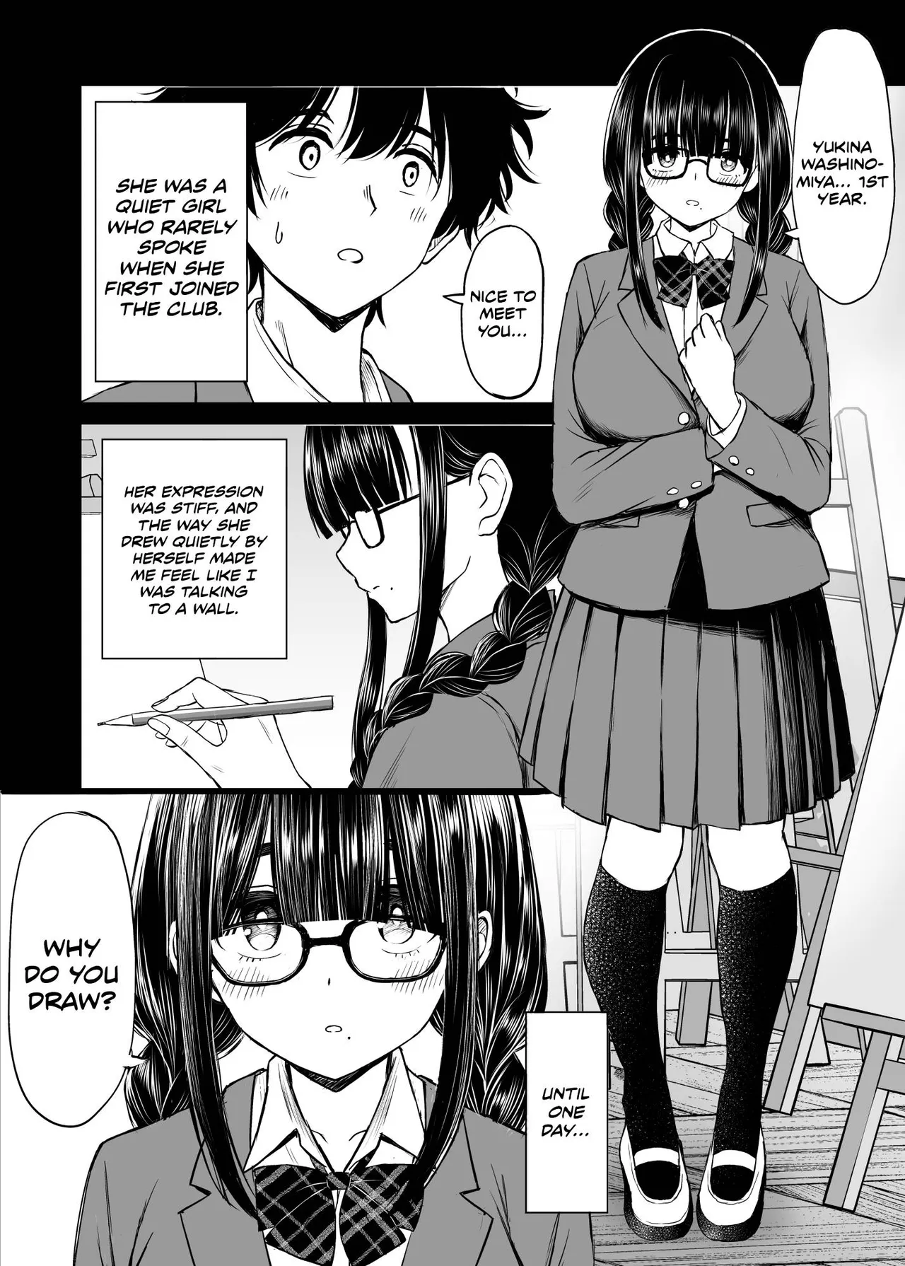 Bijutsubu no Kyonyuu Kouhai ga Nude Model ni Natta Kekka Amari ni Ero Sugite Ore no Geijutsu ga Bakuhatsushita Hanashi page 5