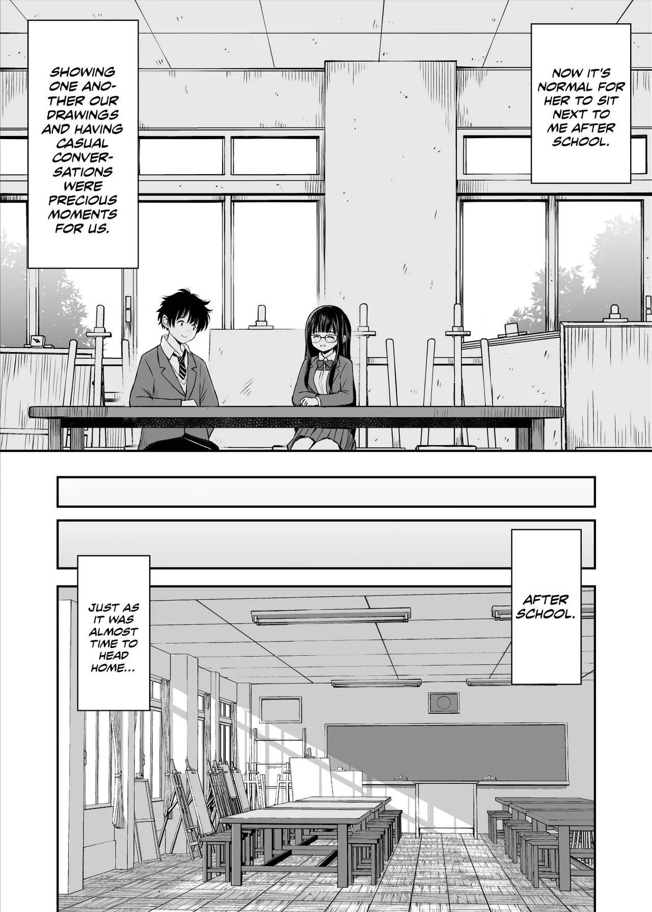 Bijutsubu no Kyonyuu Kouhai ga Nude Model ni Natta Kekka Amari ni Ero Sugite Ore no Geijutsu ga Bakuhatsushita Hanashi page 8