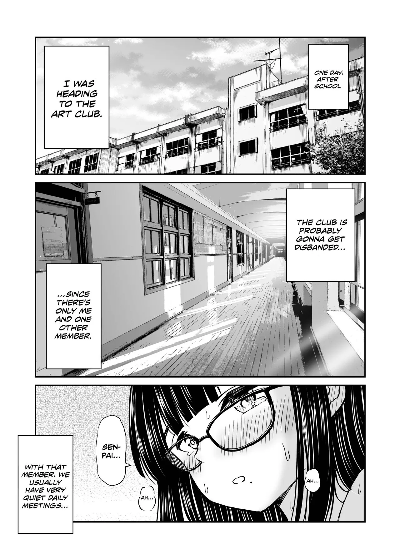 Bijutsubu no Kyonyuu Kouhai ga Nude Model ni Natta Kekka Amari ni Ero Sugite Ore no Geijutsu ga Bakuhatsushita Hanashi page 2