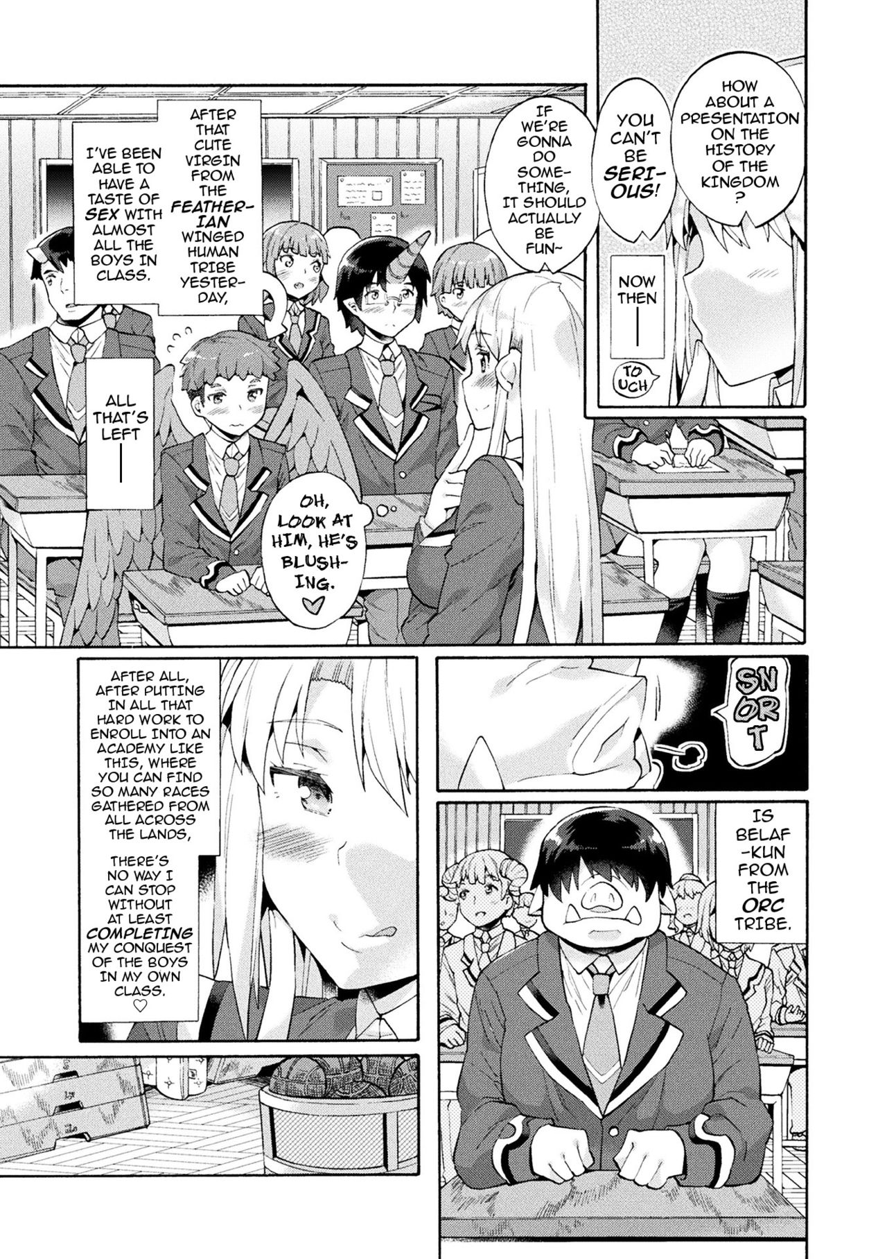 Bitch Iincho Elf no Dotei Orc Hatsutaiken Ch. 1-3 page 7