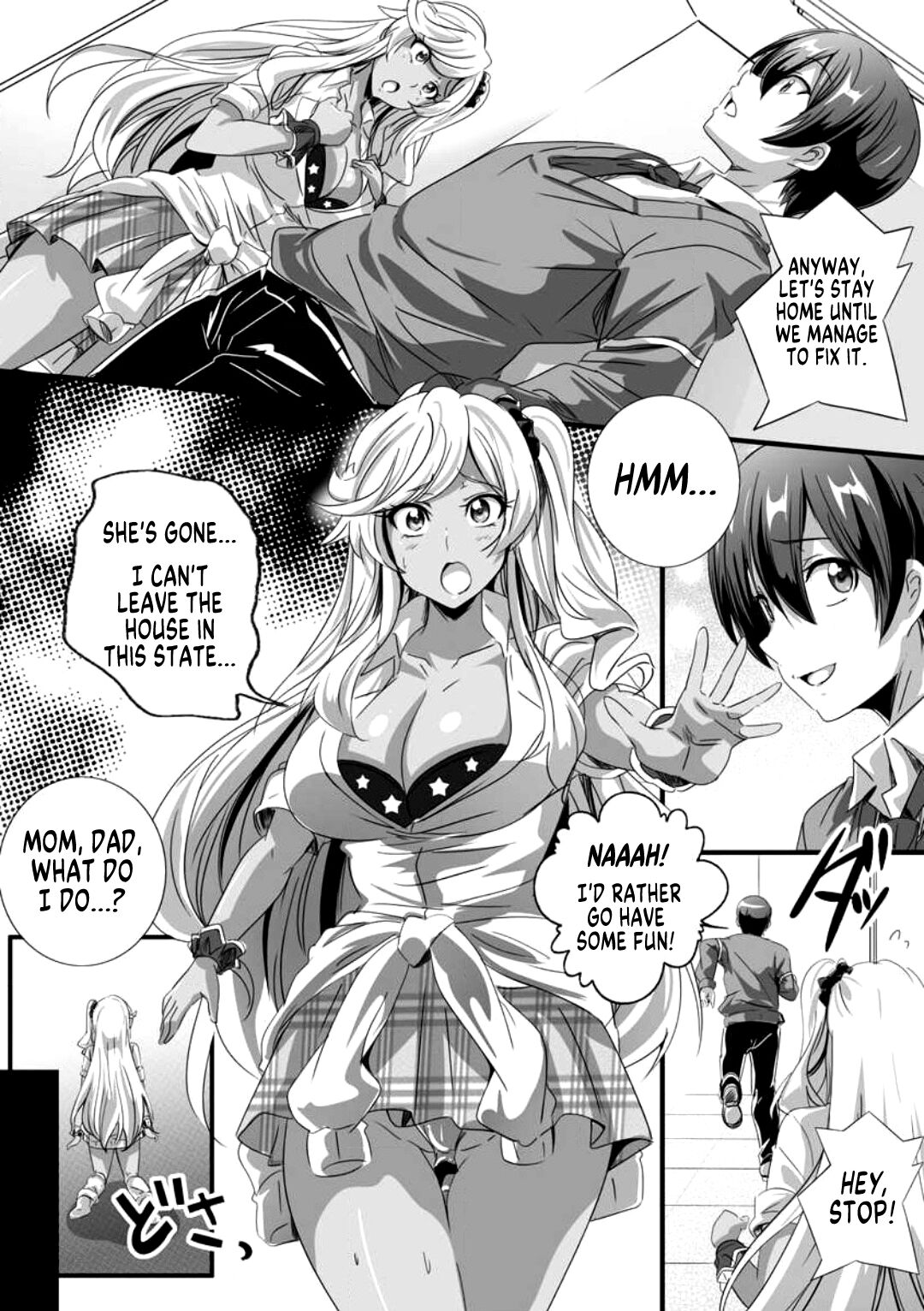 Bitch ni Natta Kuro Gal Nee-chan to Irekawari Seikatsu 1 page 9