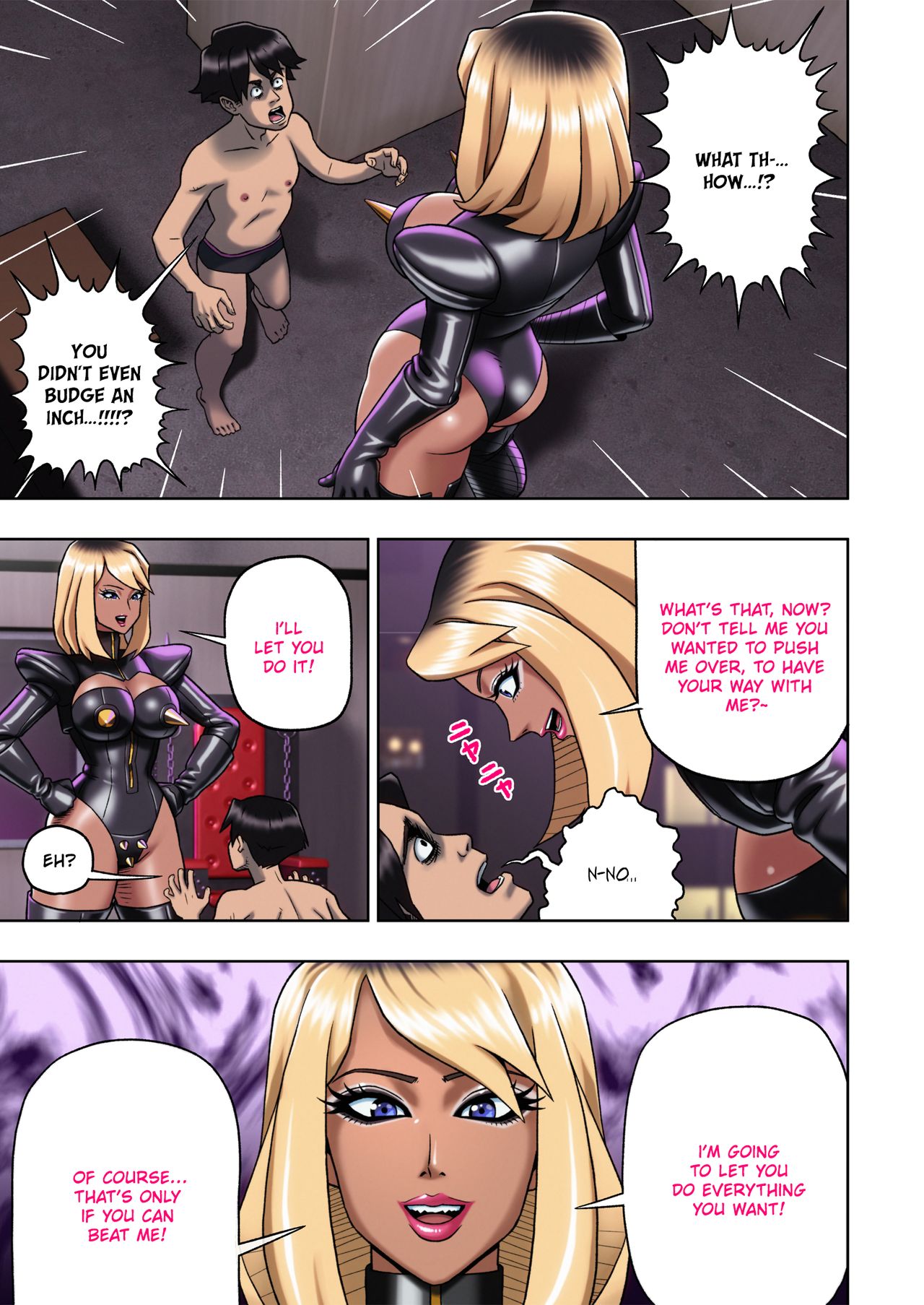 Black Gyaru Bondage page 15