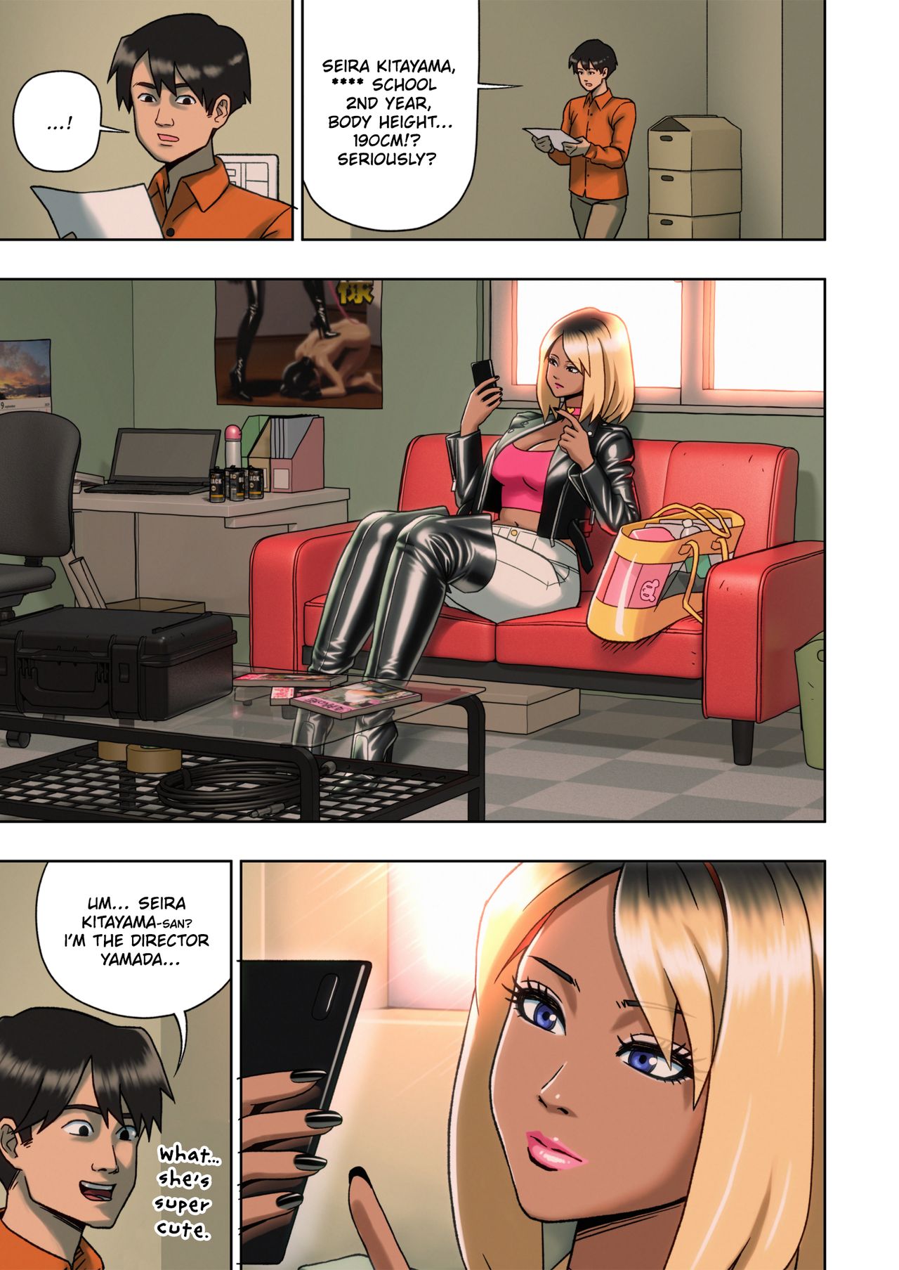 Black Gyaru Bondage page 5