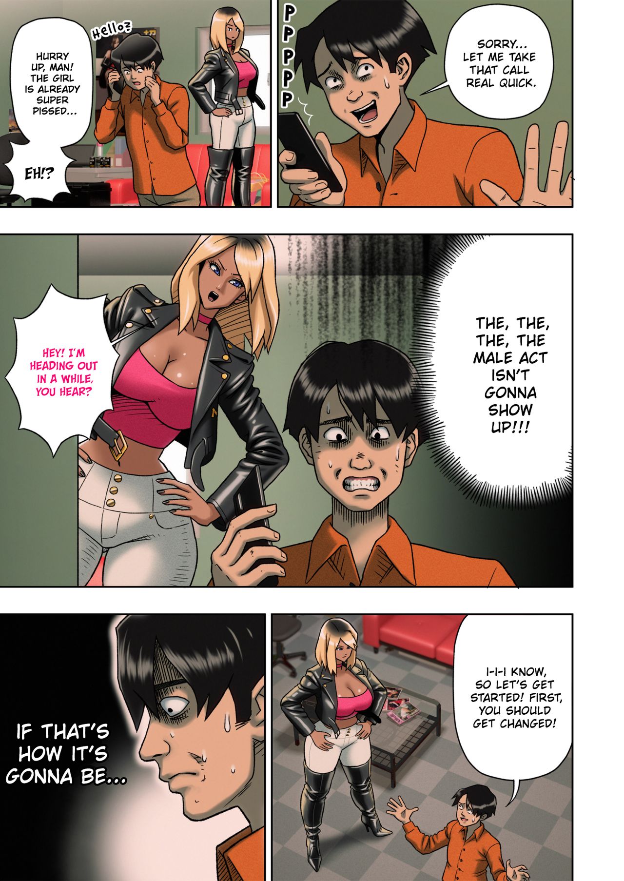 Black Gyaru Bondage page 7