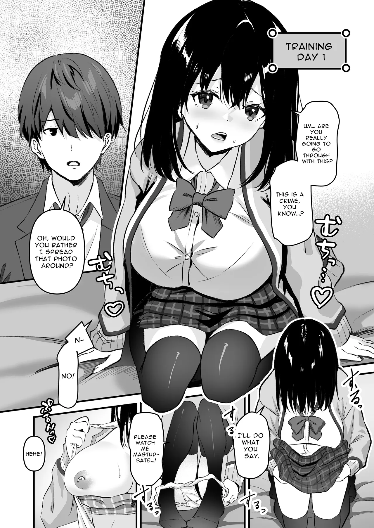 Blackmailed JK Cucked Within The Week! ~sexual discipline for a girl protecting her boyfriend~ page 6