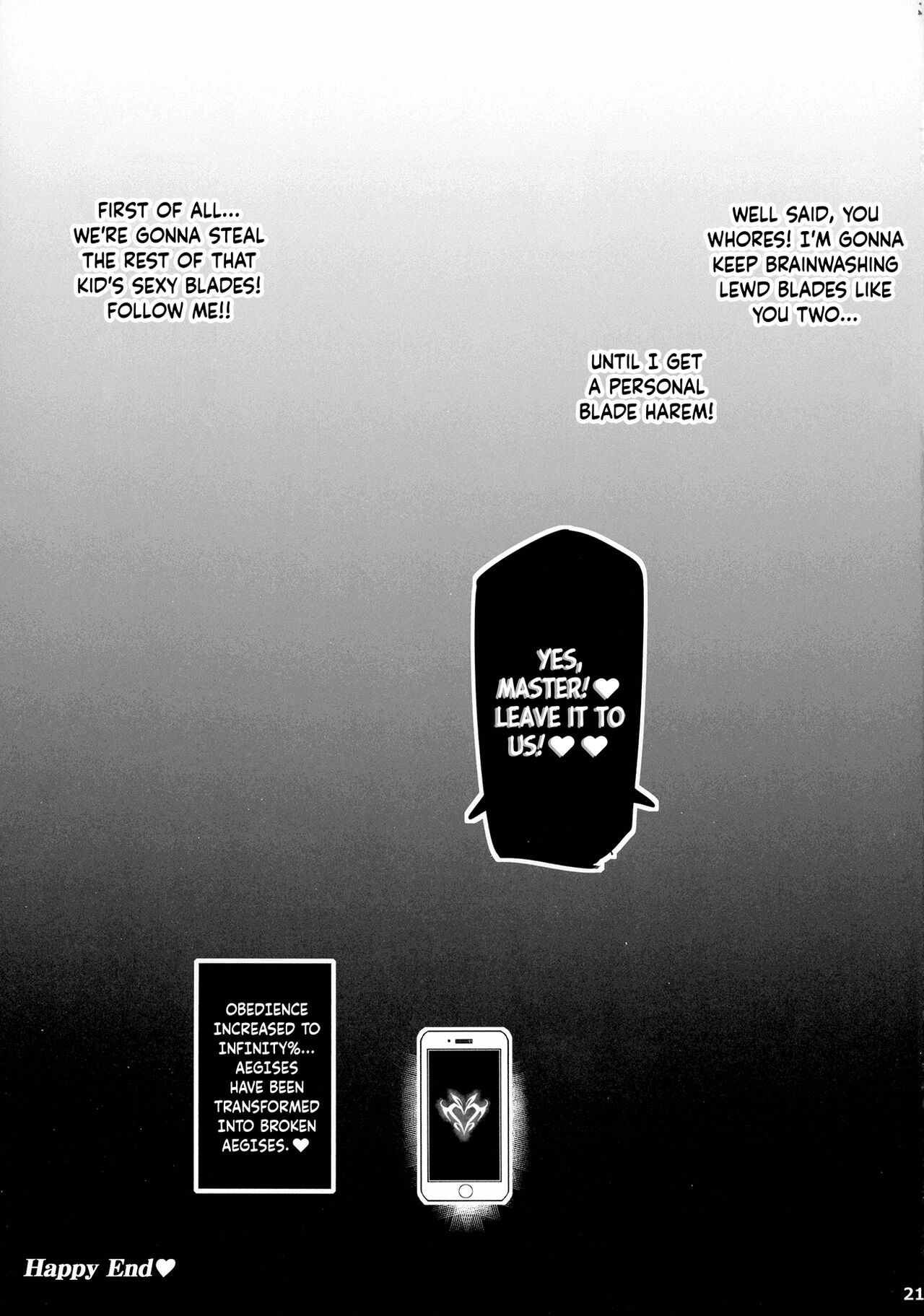 Blade Hypnosis ~ The NTR'd Heavenly Holy Grail page 20
