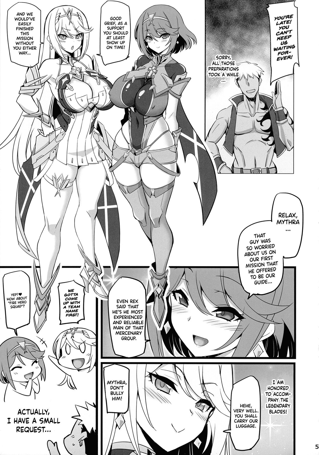 Blade Hypnosis ~ The NTR'd Heavenly Holy Grail page 4