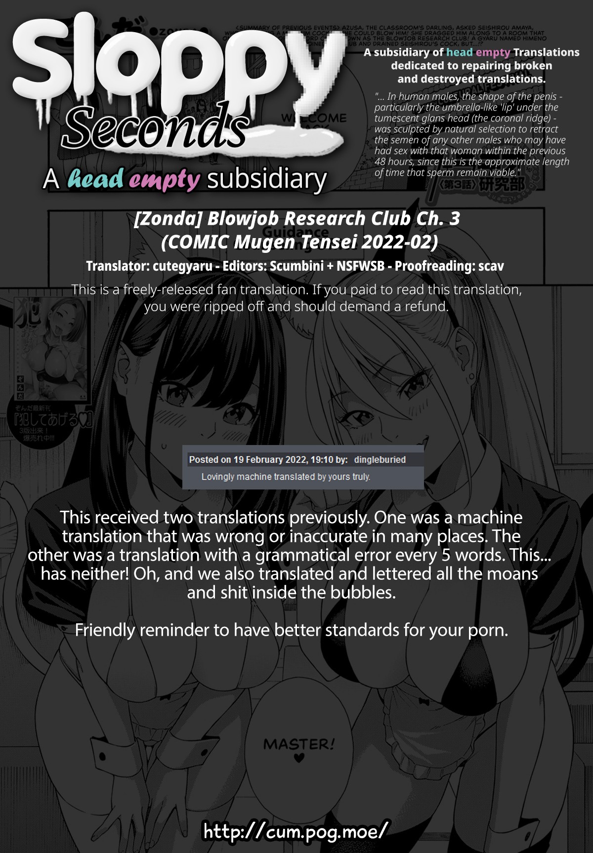 Blowjob Research Club Ch. 3 page 43