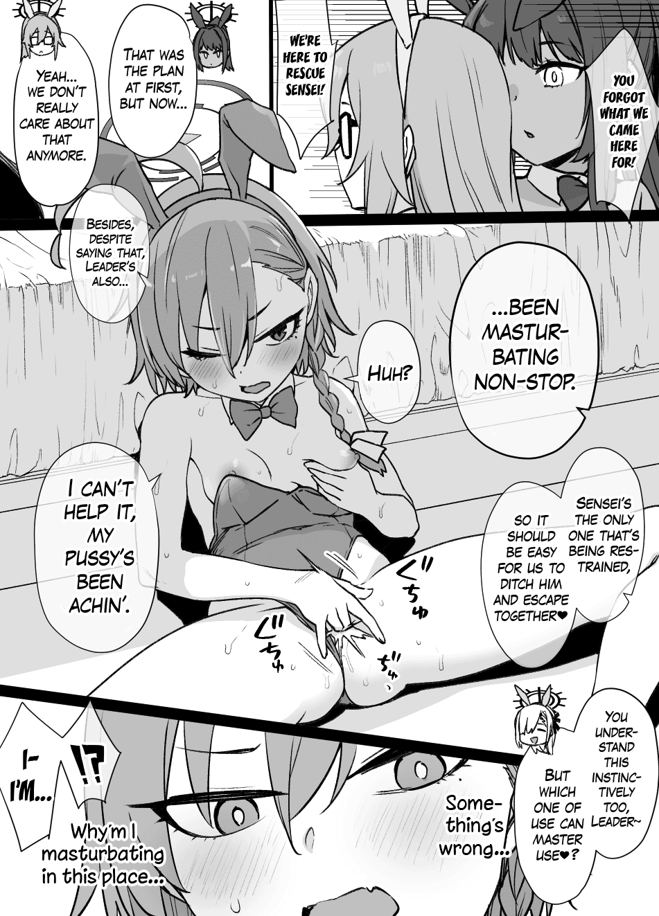 Blue Archive: Brainwashing Bunny Slave page 17