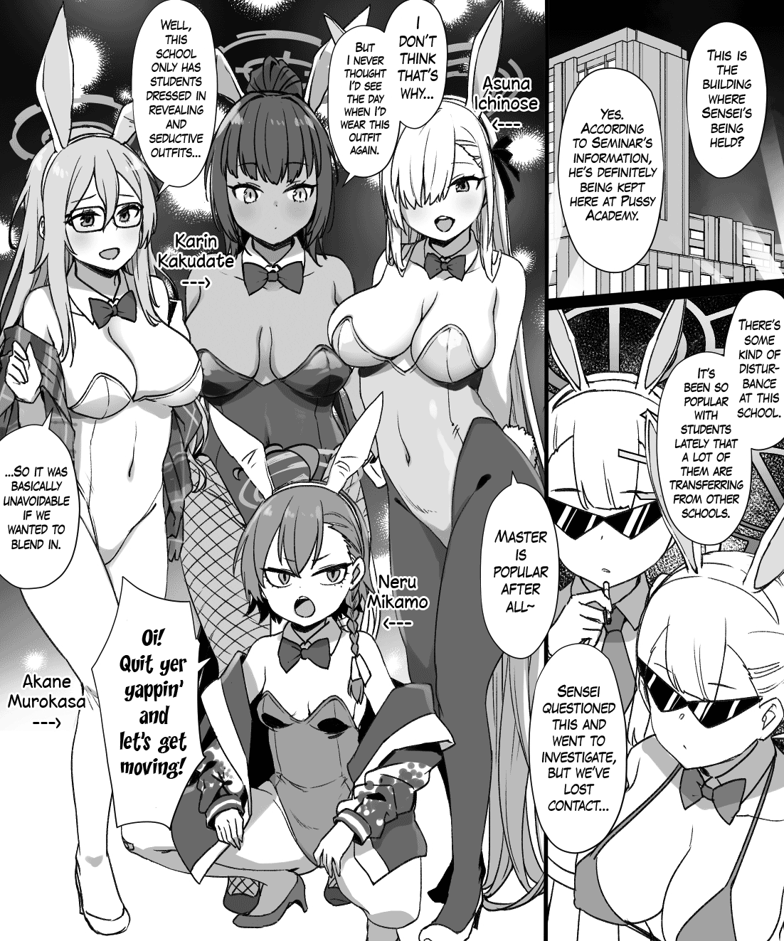 Blue Archive: Brainwashing Bunny Slave page 3