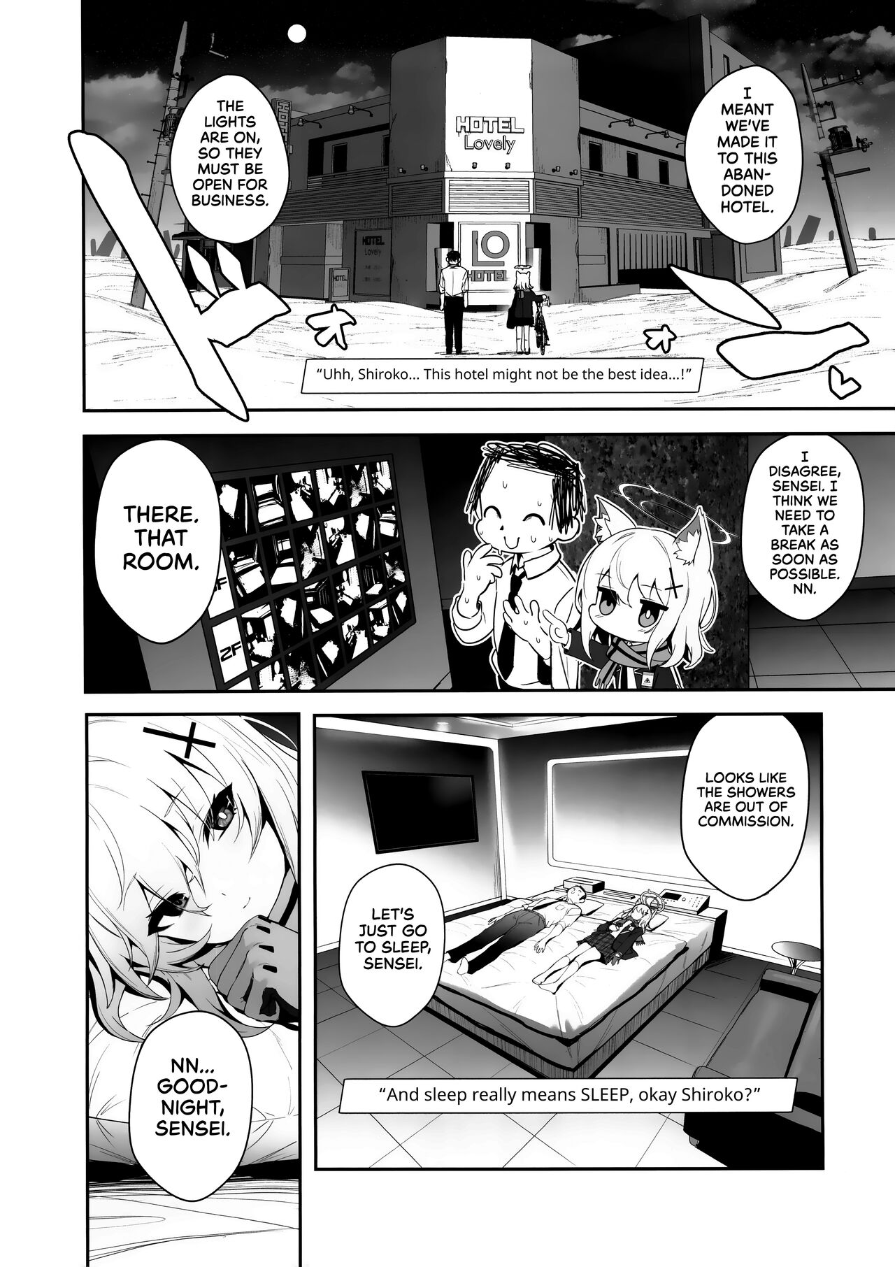 Blyew Archive ~Being Taken To A Love Hotel By An EXTREMELY Horny Shiroko~ page 3