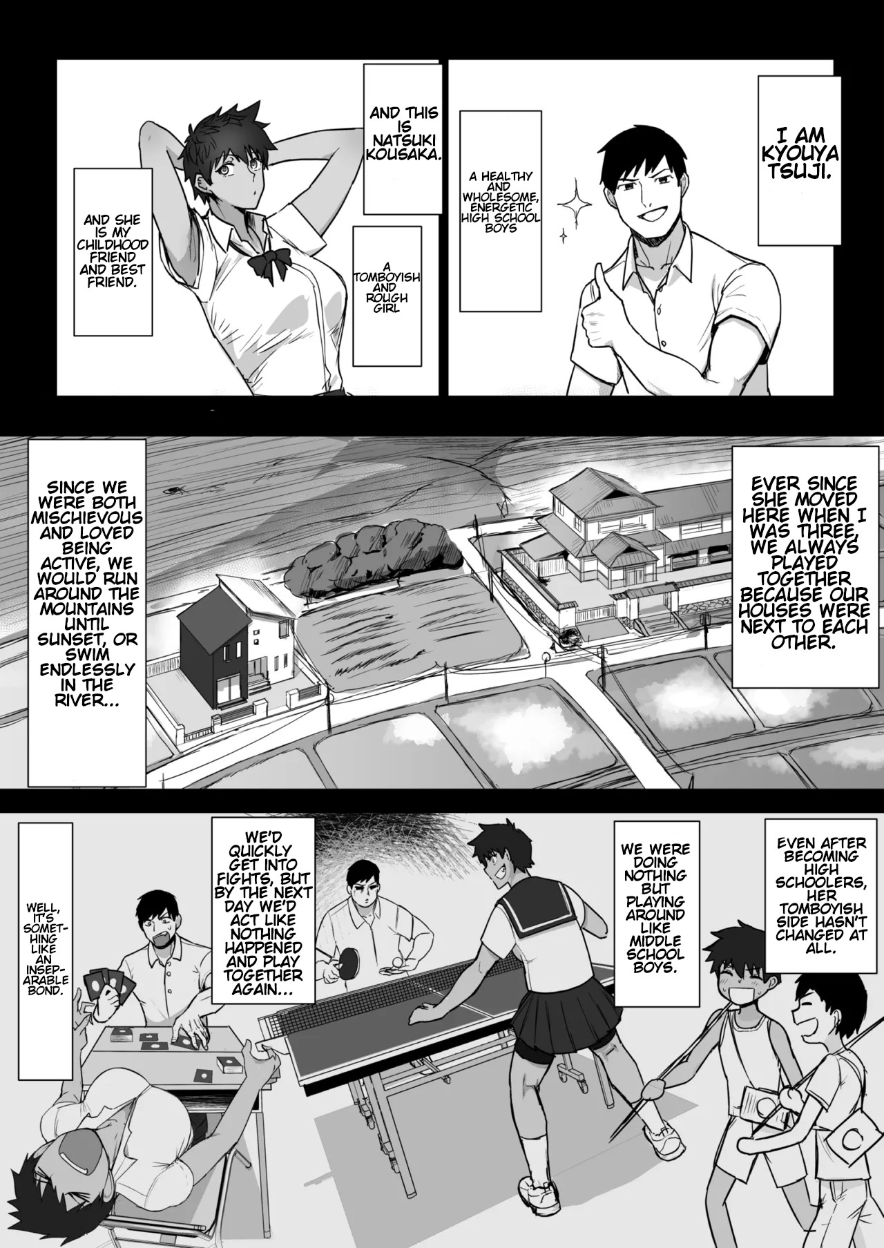 Boish de Takashinchou na Kasshoku Oreko-domo to Ase-mure Icharabu Ecchi Shimakuru Hon｜Having lots of sweaty, lovey-dovey sex with tall, boyish, brown-skinned tomboys. page 3
