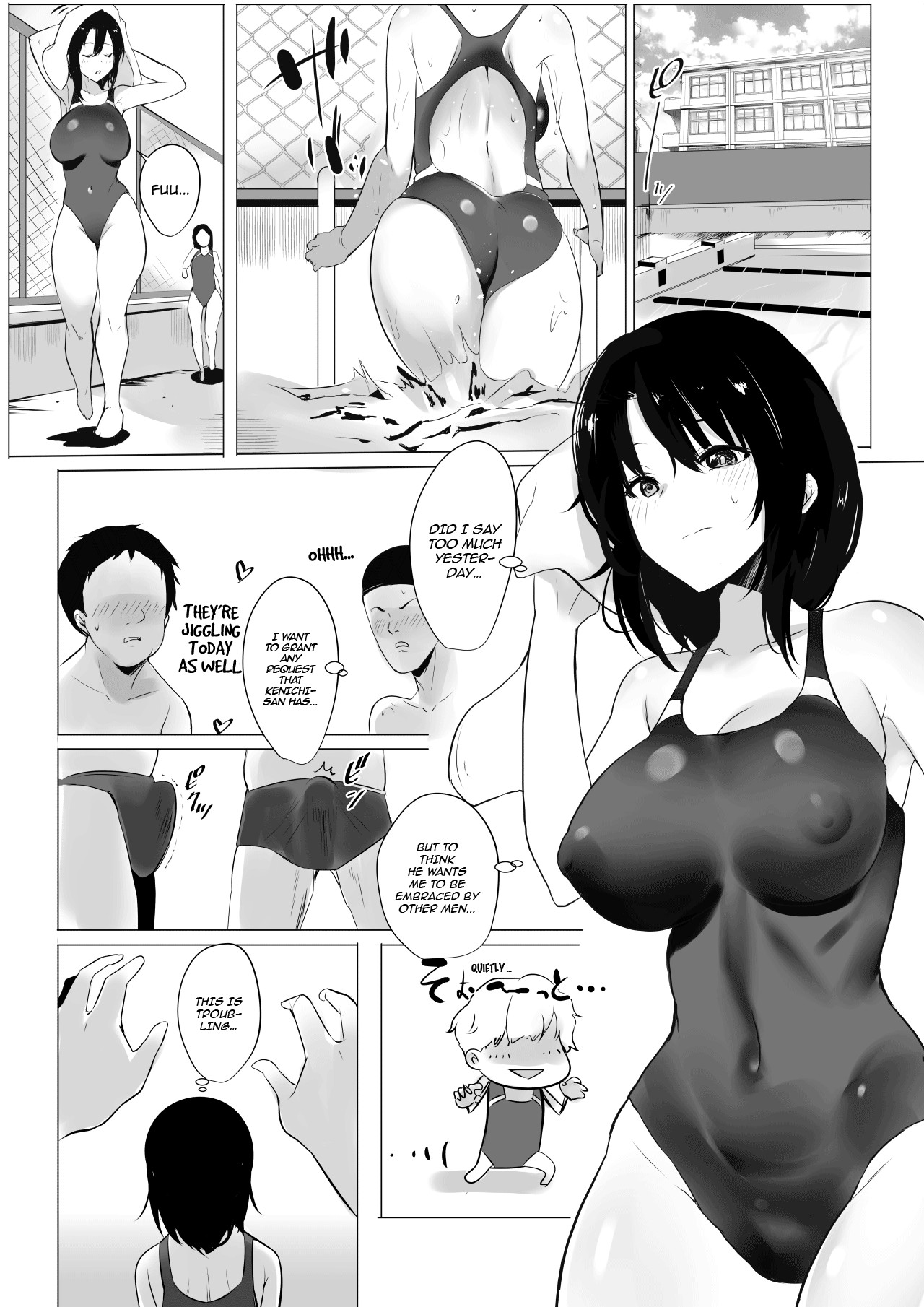 Boku dake ni Amaesasete Kureru Kyonyuu JK Tsuma o Hoka no Otoko ni Dakasete Mita page 11