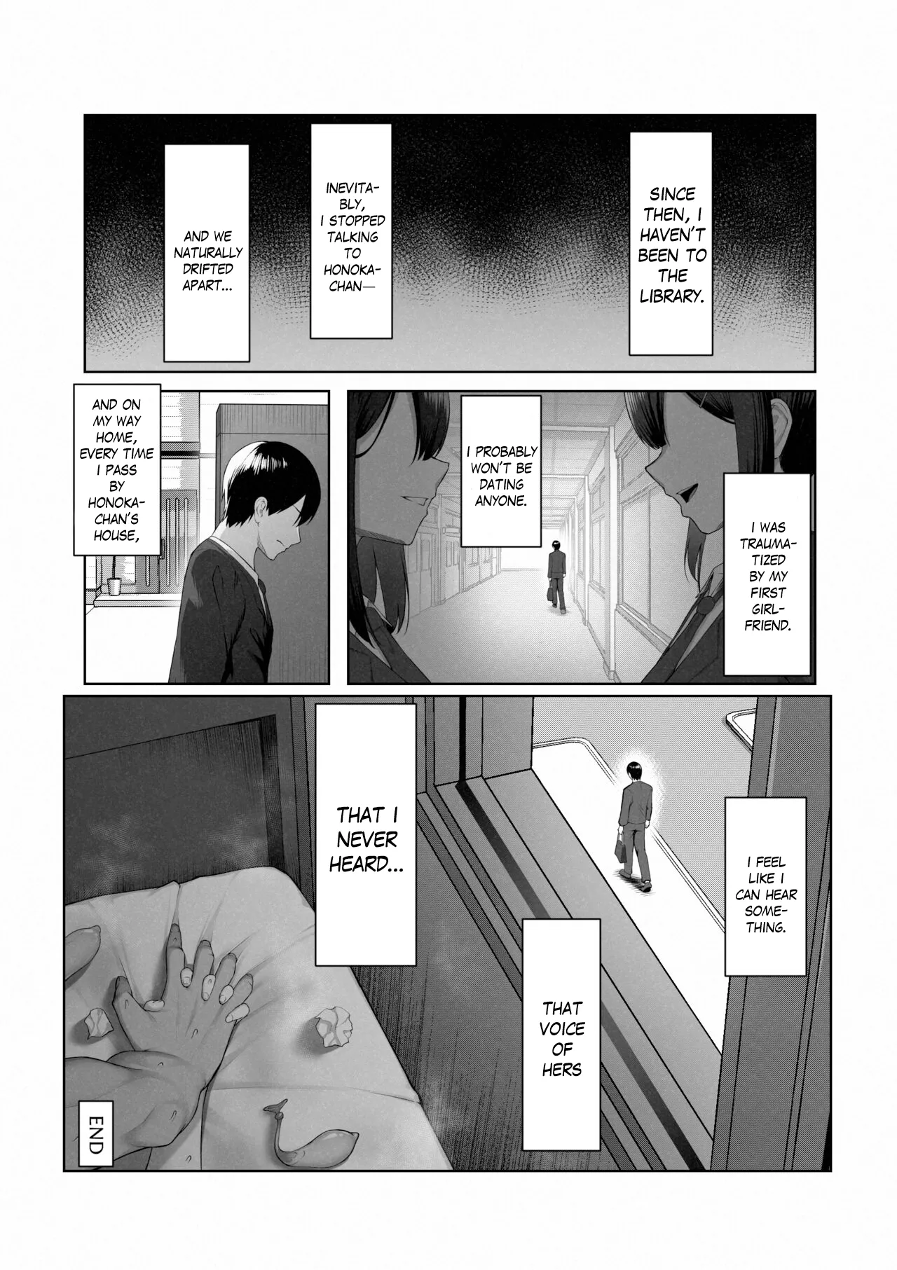 Boku dake shiranai kanojo no `sugata'. Only I don't know her 'look'. page 49