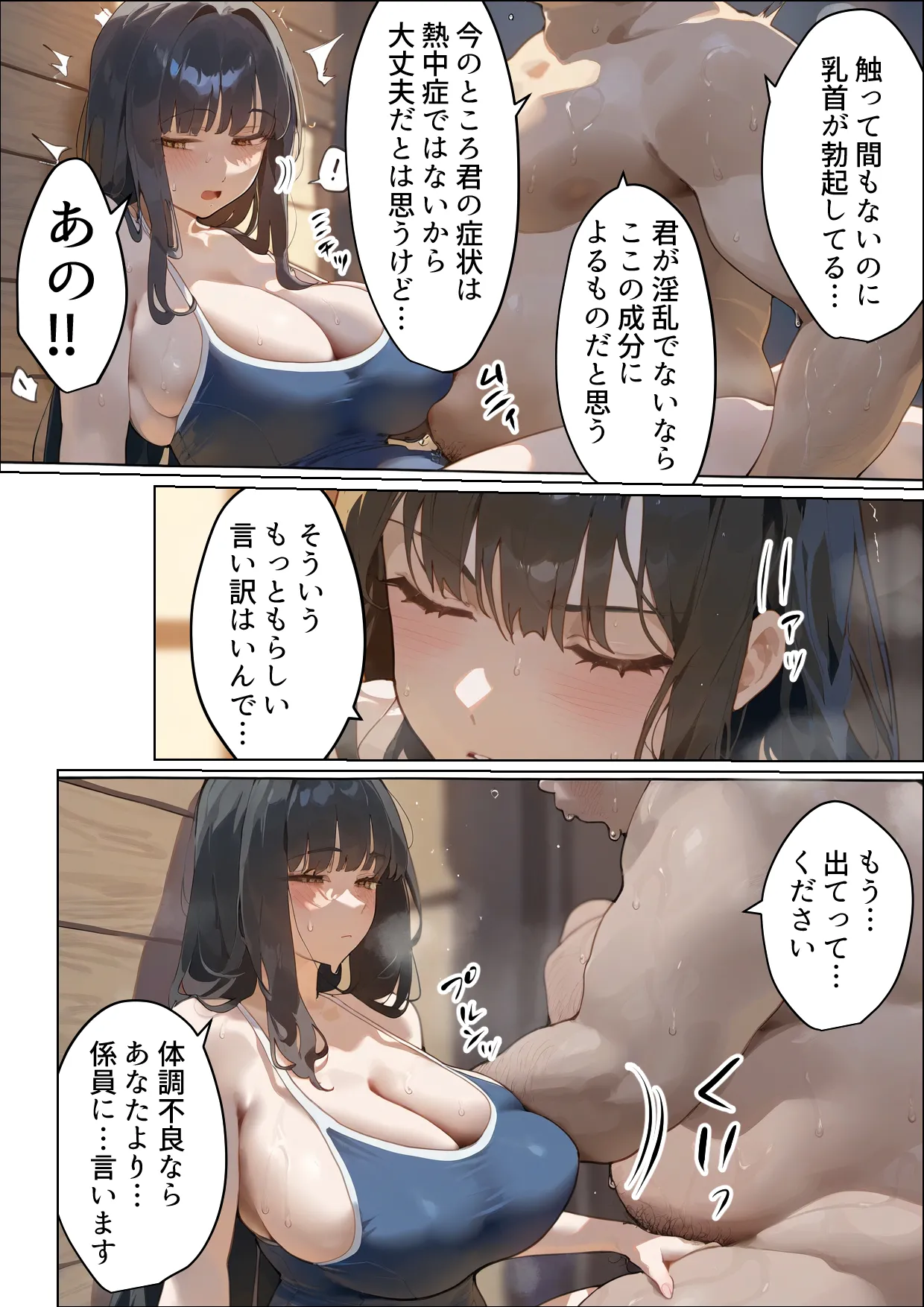 Boku no bakunyu gakkyu iin-cho to okasan (37) ga tomodachi no tanetsuke oyaji ni netora re harama sa reru hanashi page 47