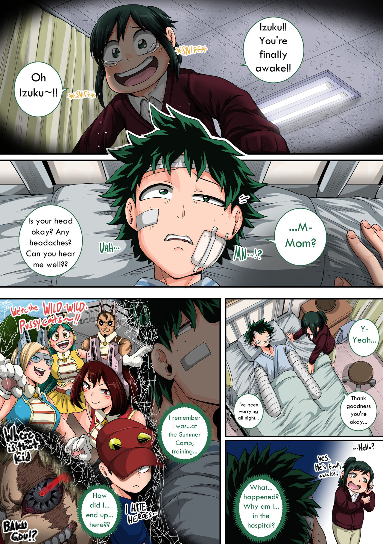 Boku No Harem Academia Ch. 8: Breaking into a Broken Heart page 4