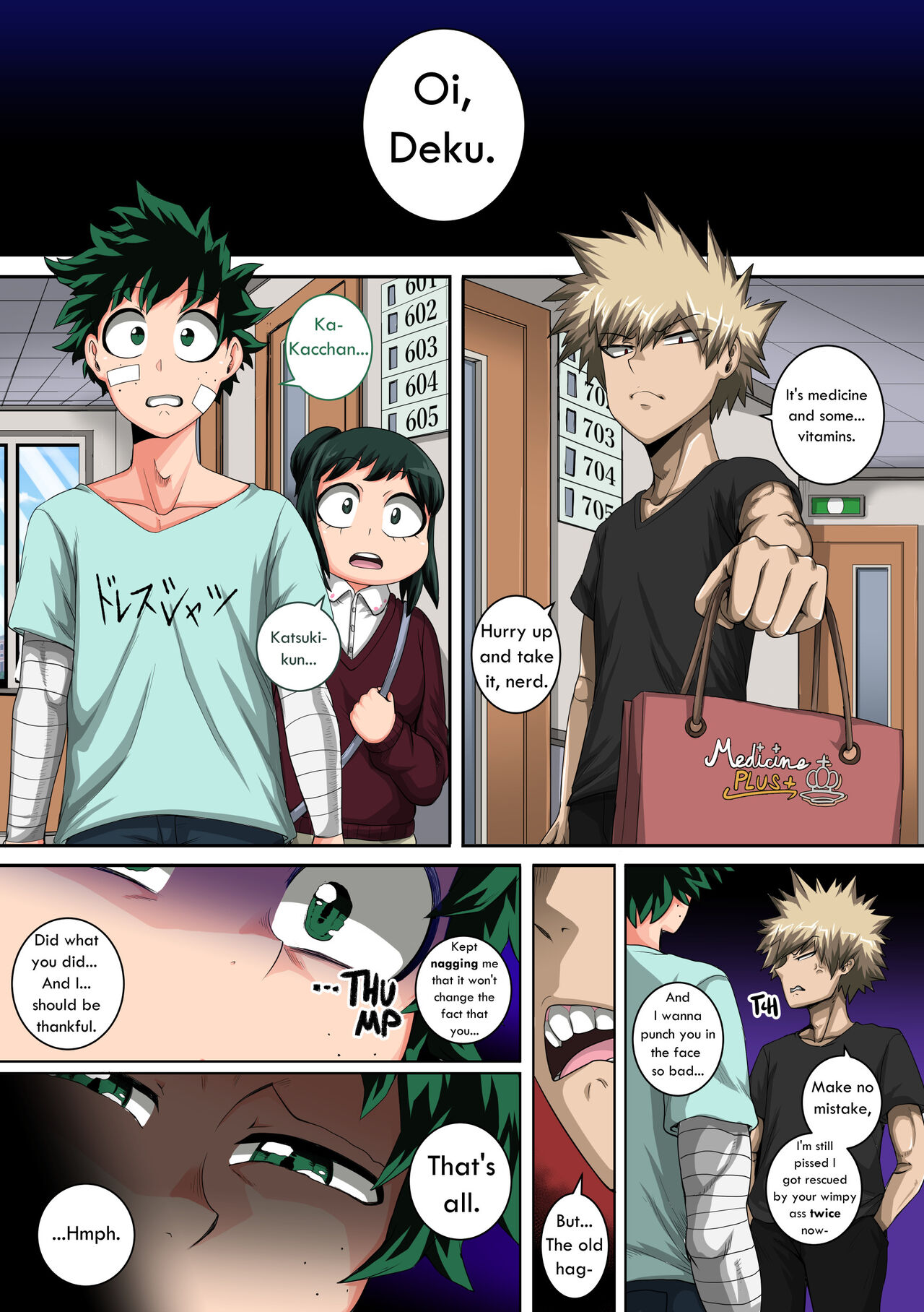 Boku No Harem Academia Ch. 8: Breaking into a Broken Heart page 6